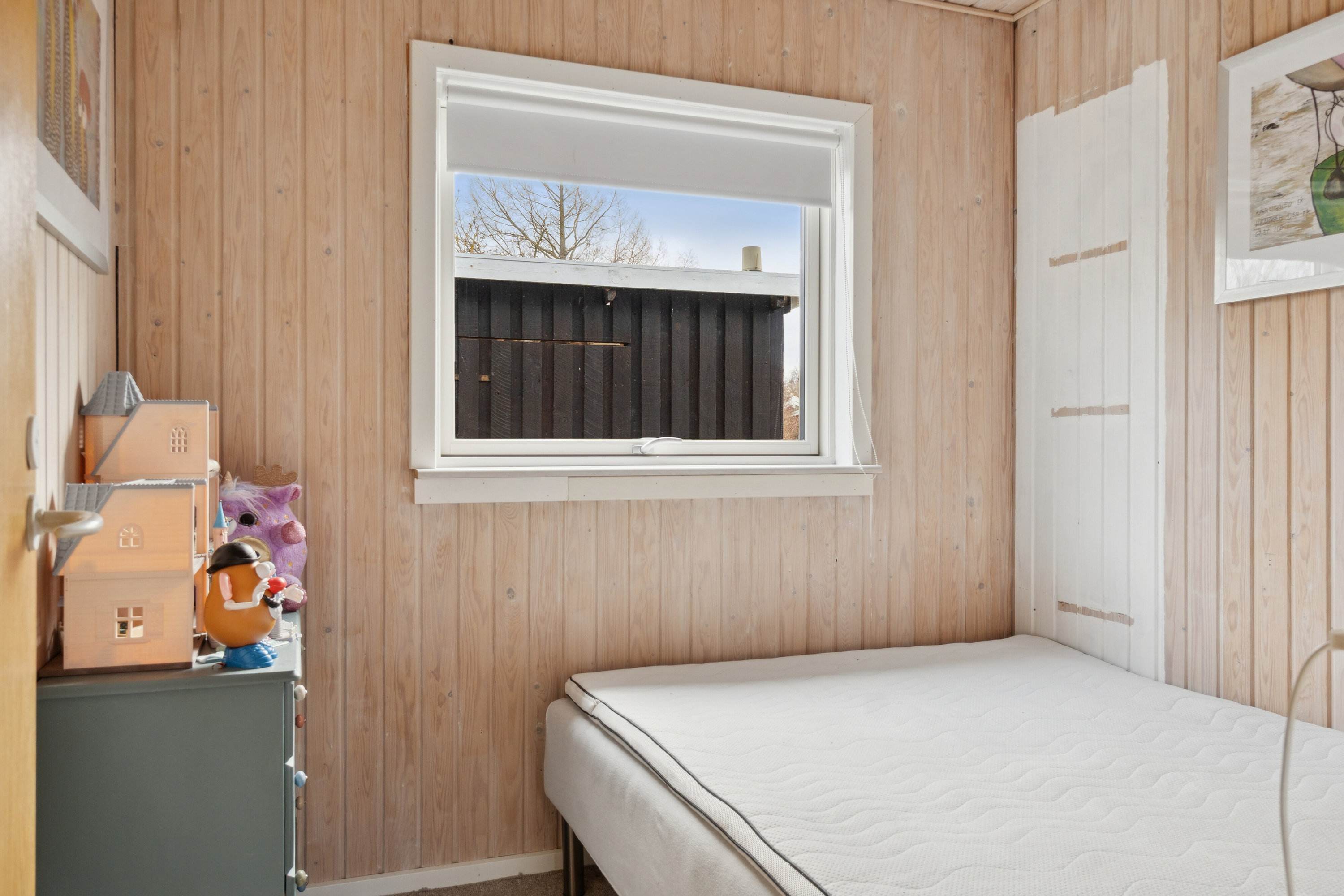 Fremhævet soveværelse billede i fuldskærmstilstand. Billede af Musvitvej 4, Kirke Stillinge, 4200 Slagelse