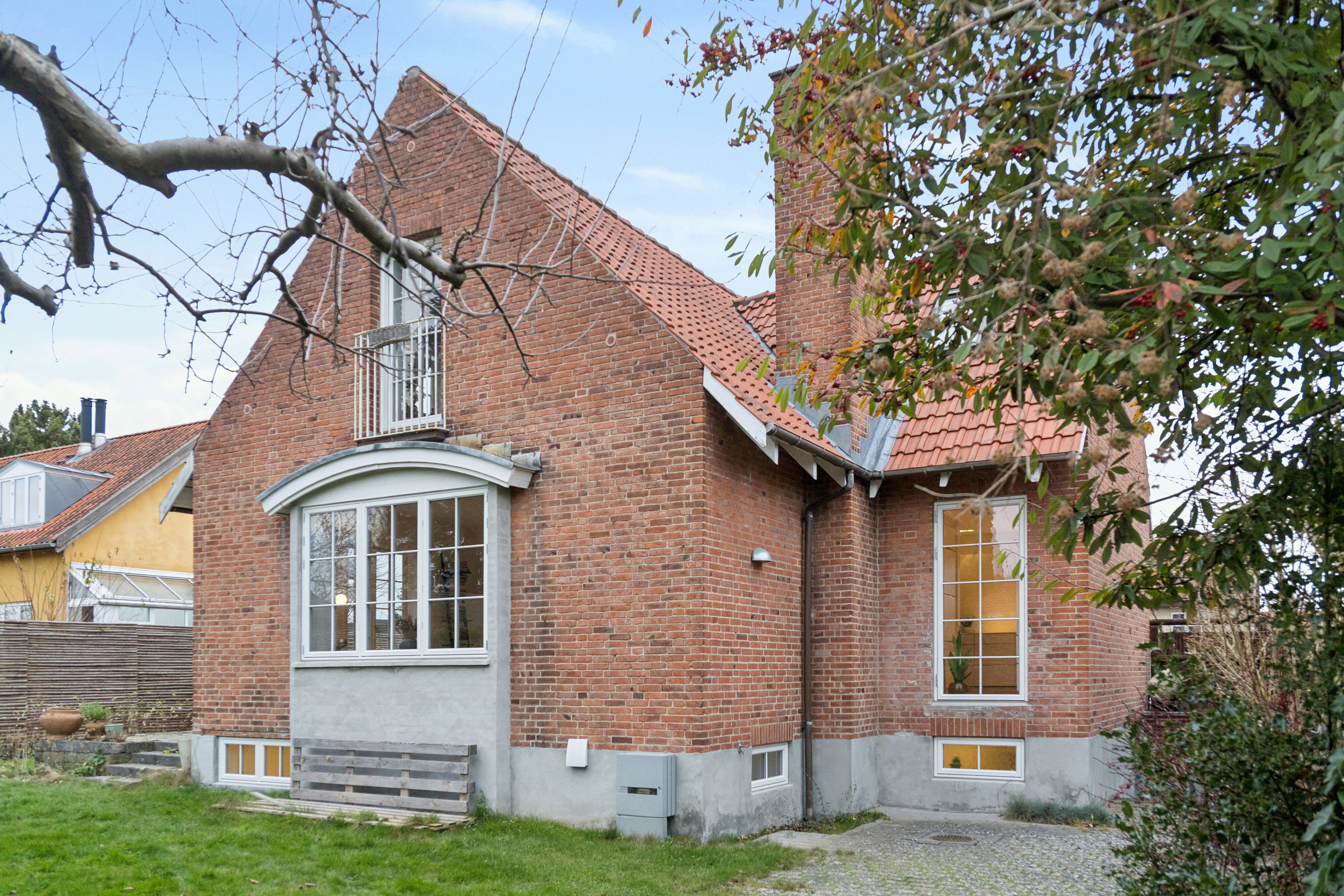 Villa: Set fra haven på Søndervej 21, 2830 Virum