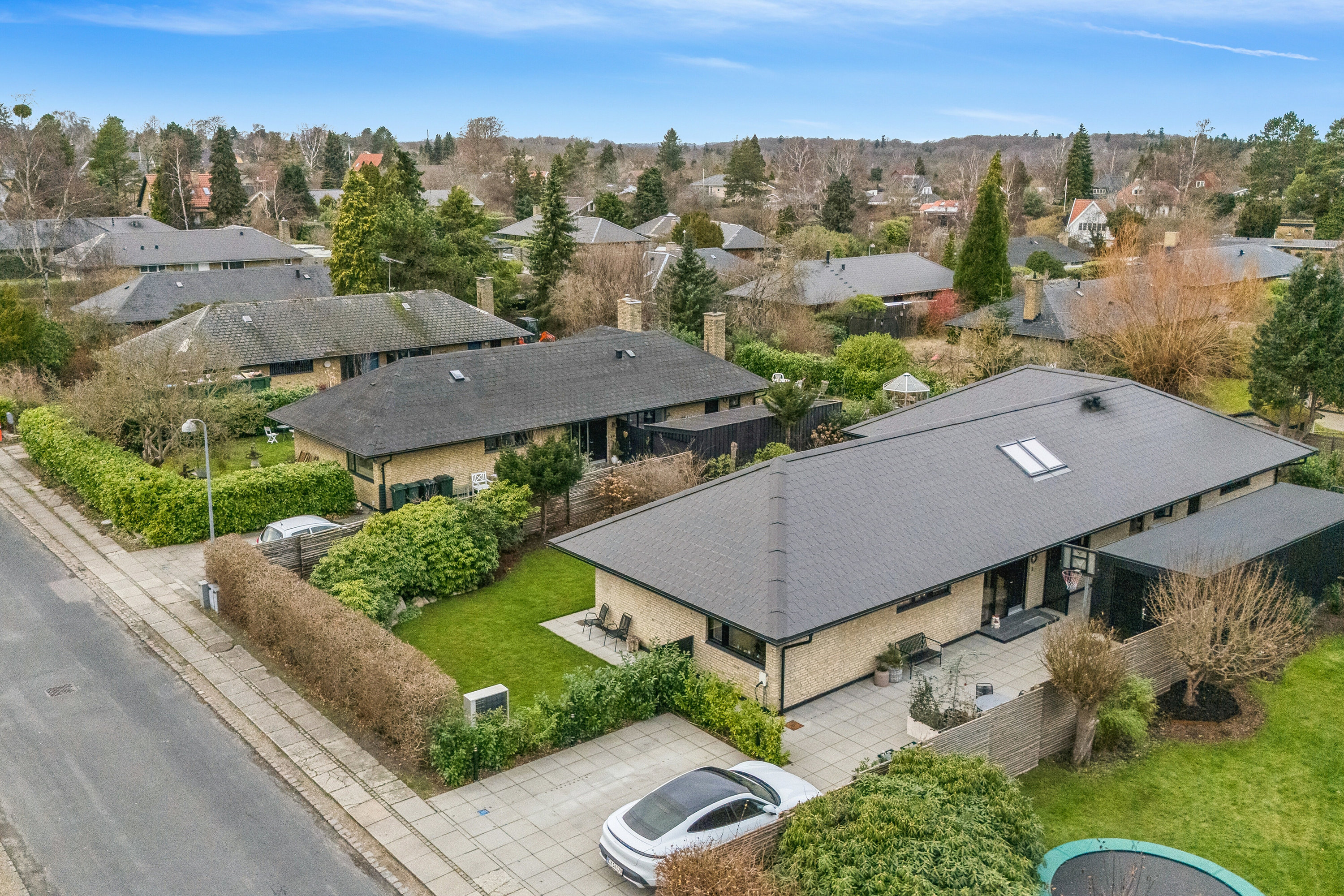 Fremhævet luftfoto billede i fuldskærmstilstand. Billede af Søndervej 38A, 2830 Virum