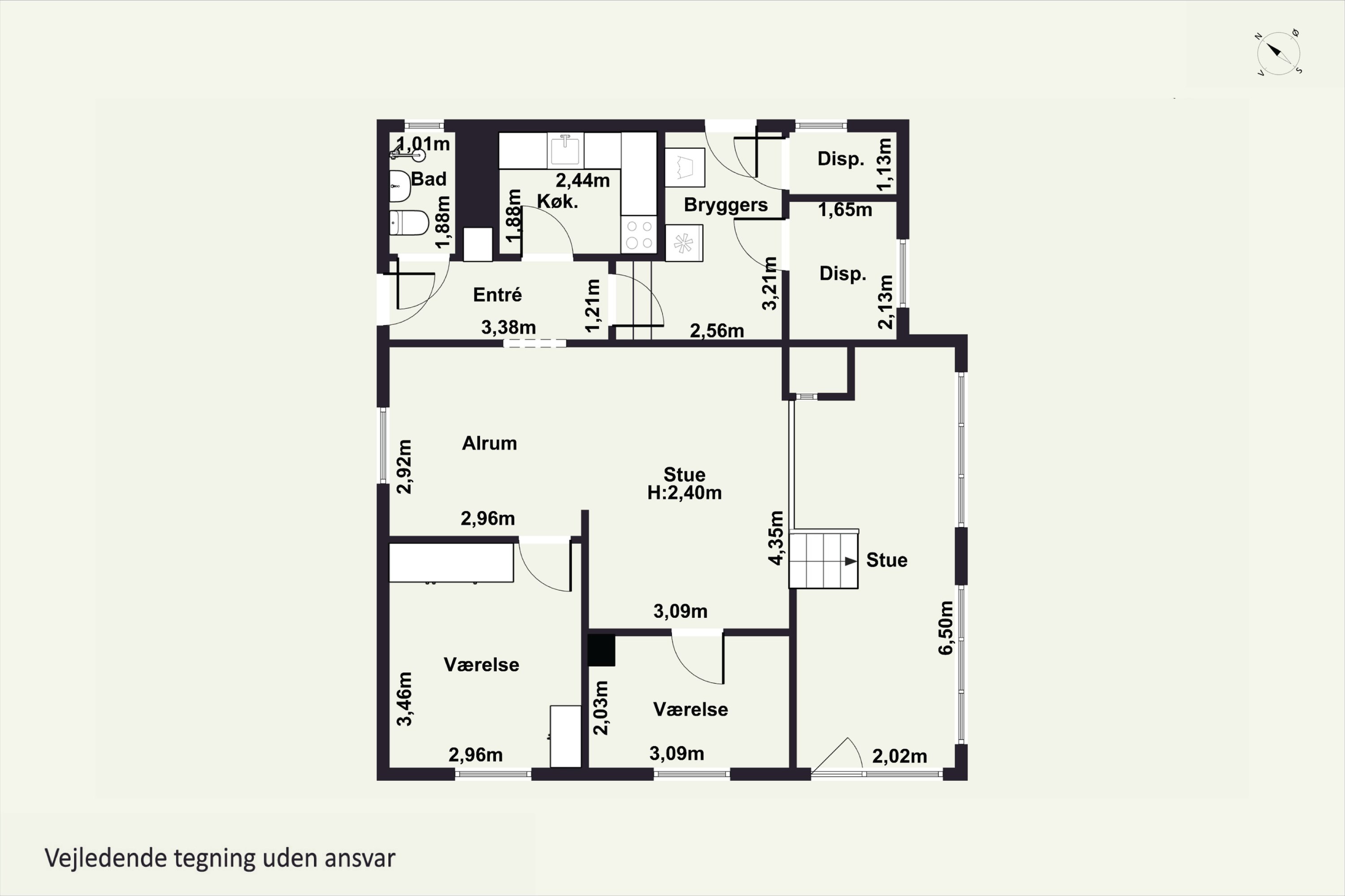 Plantegninger billede af Strandholms Alle 41B, 2650 Hvidovre