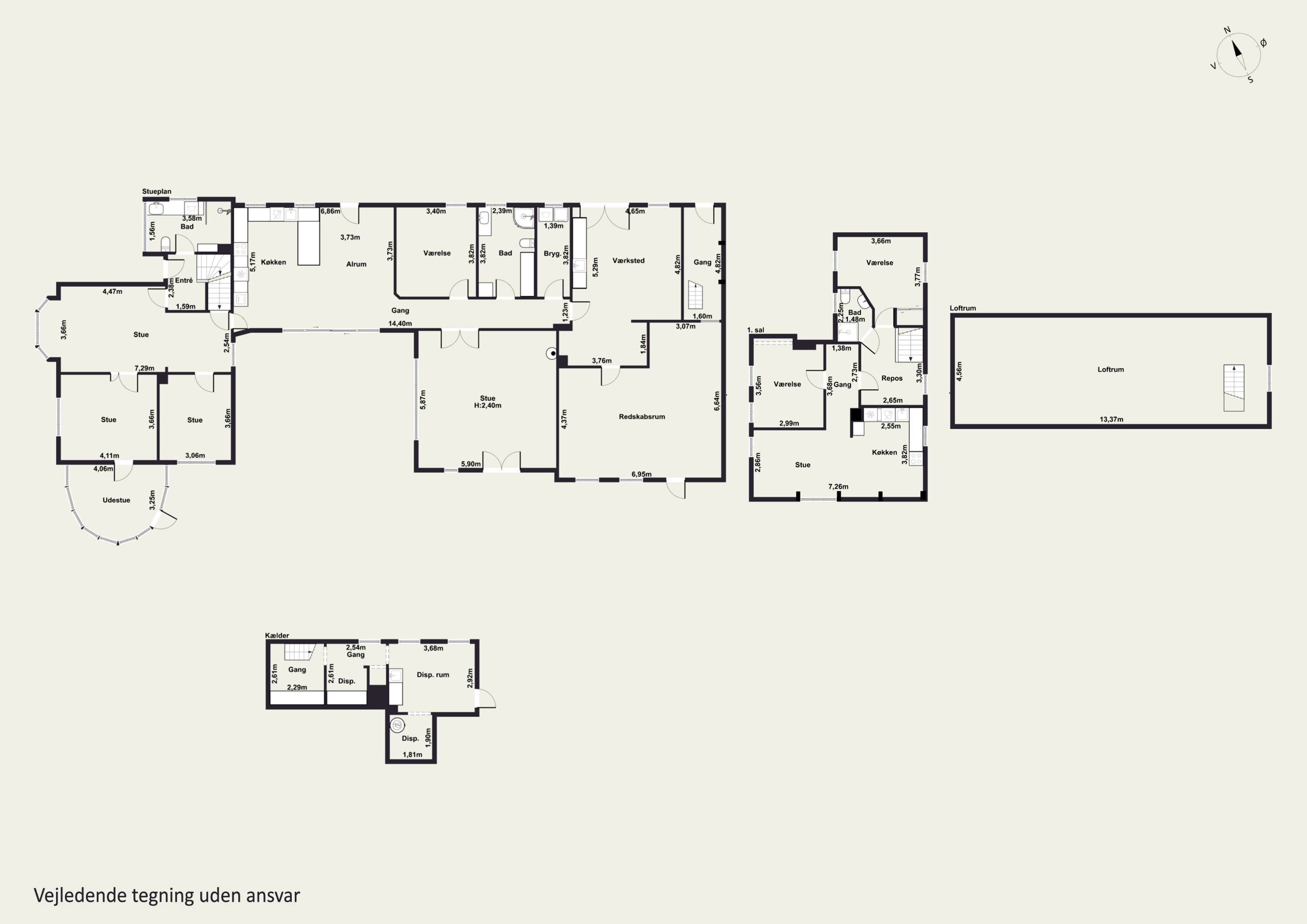 Plantegninger billede af Grundtvigs Alle 20, 4760 Vordingborg