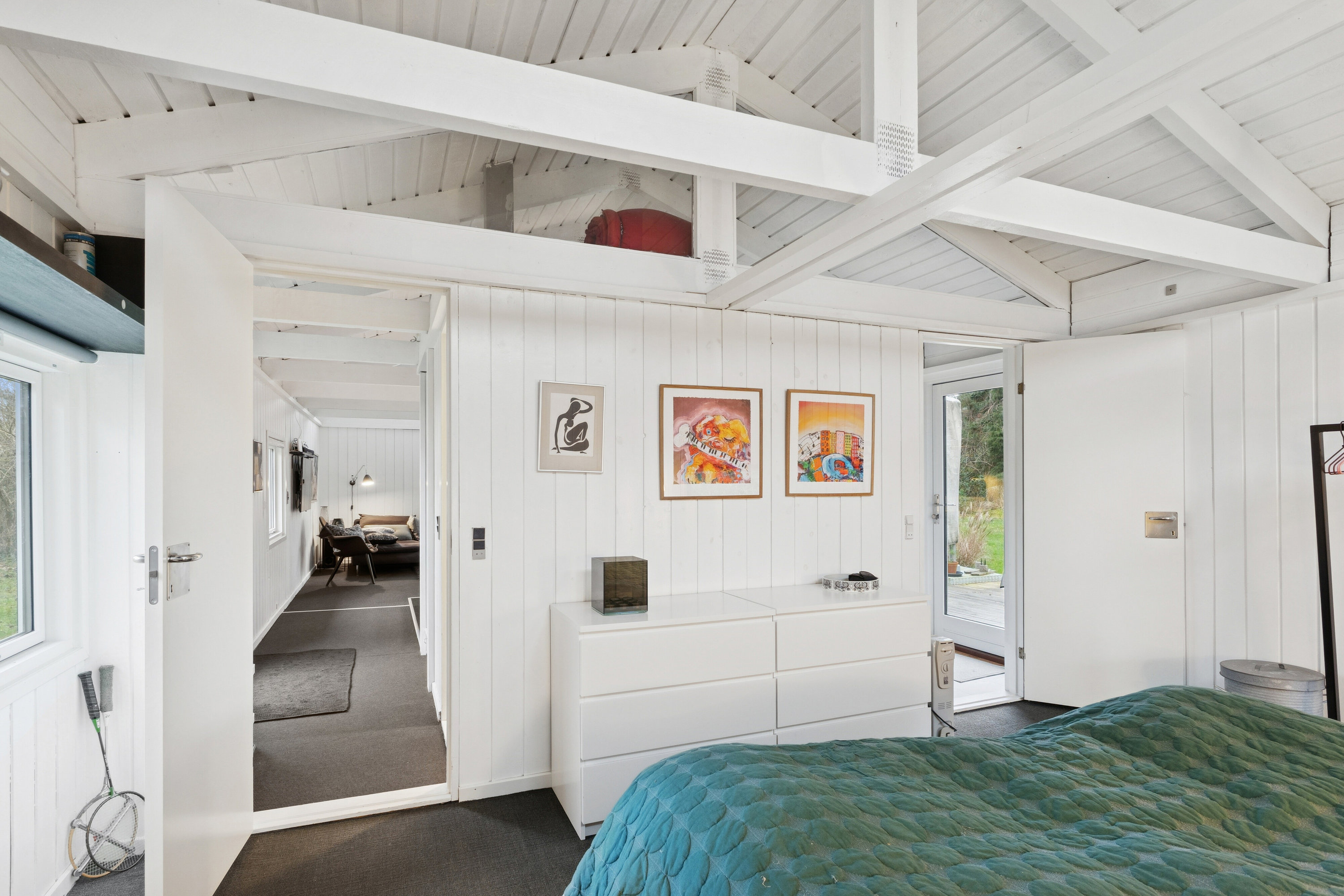 Fremhævet soveværelse billede i fuldskærmstilstand. Billede af Vagtelvej 14, Bønsvig Str, 4720 Præstø