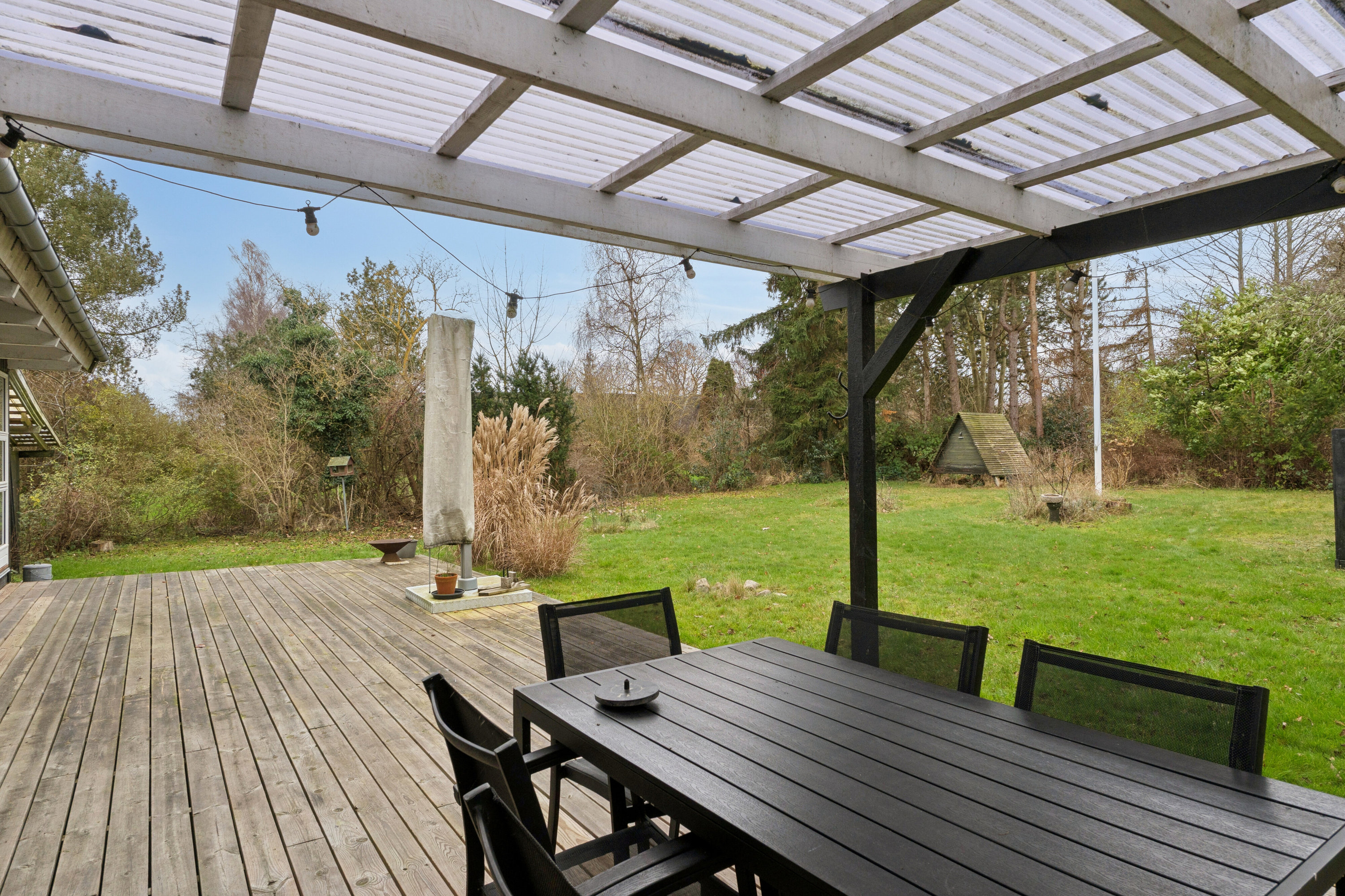 Fremhævet terrasse billede i fuldskærmstilstand. Billede af Vagtelvej 14, Bønsvig Str, 4720 Præstø