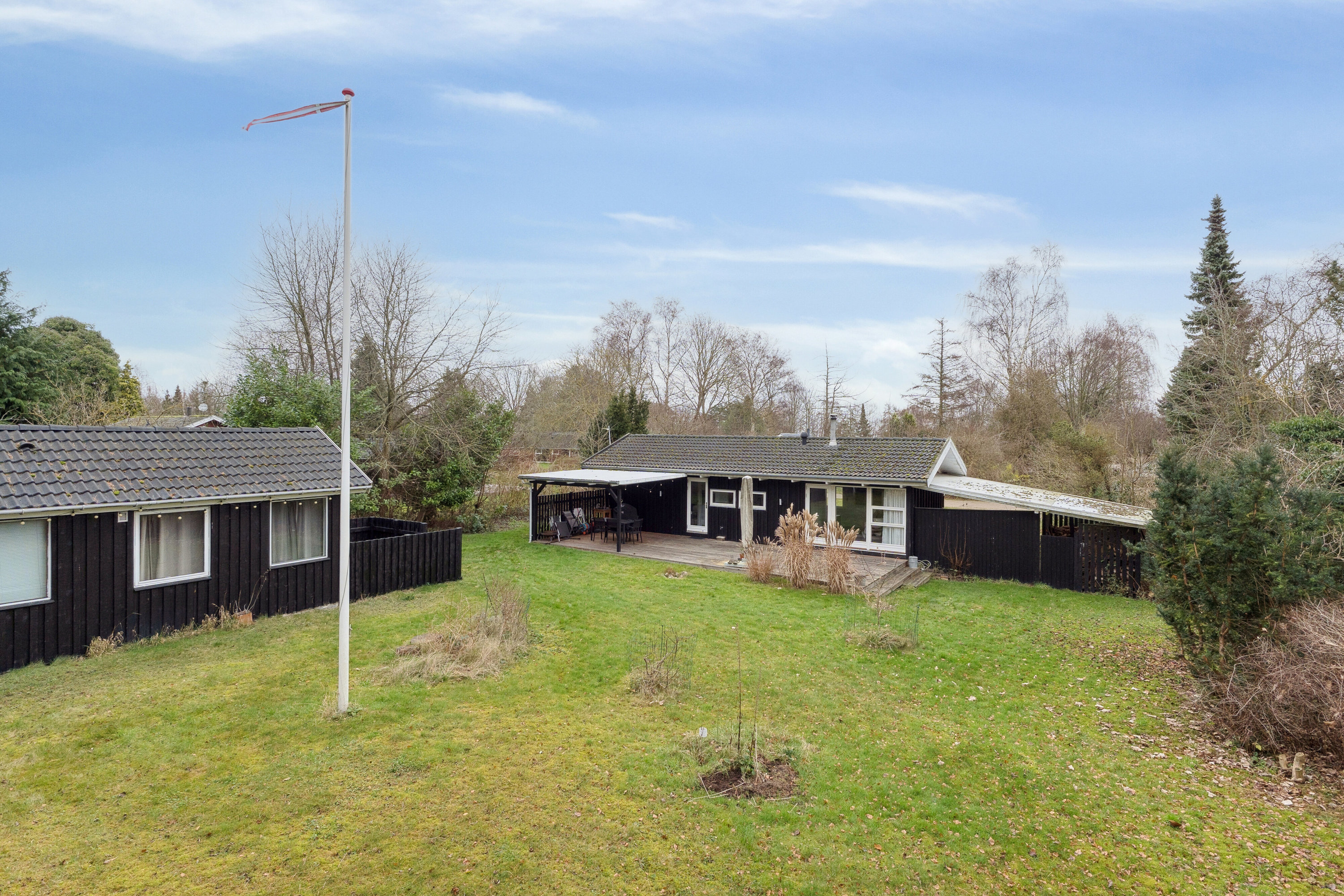 Fritidshus: Set fra haven på Vagtelvej 14, Bønsvig Str, 4720 Præstø