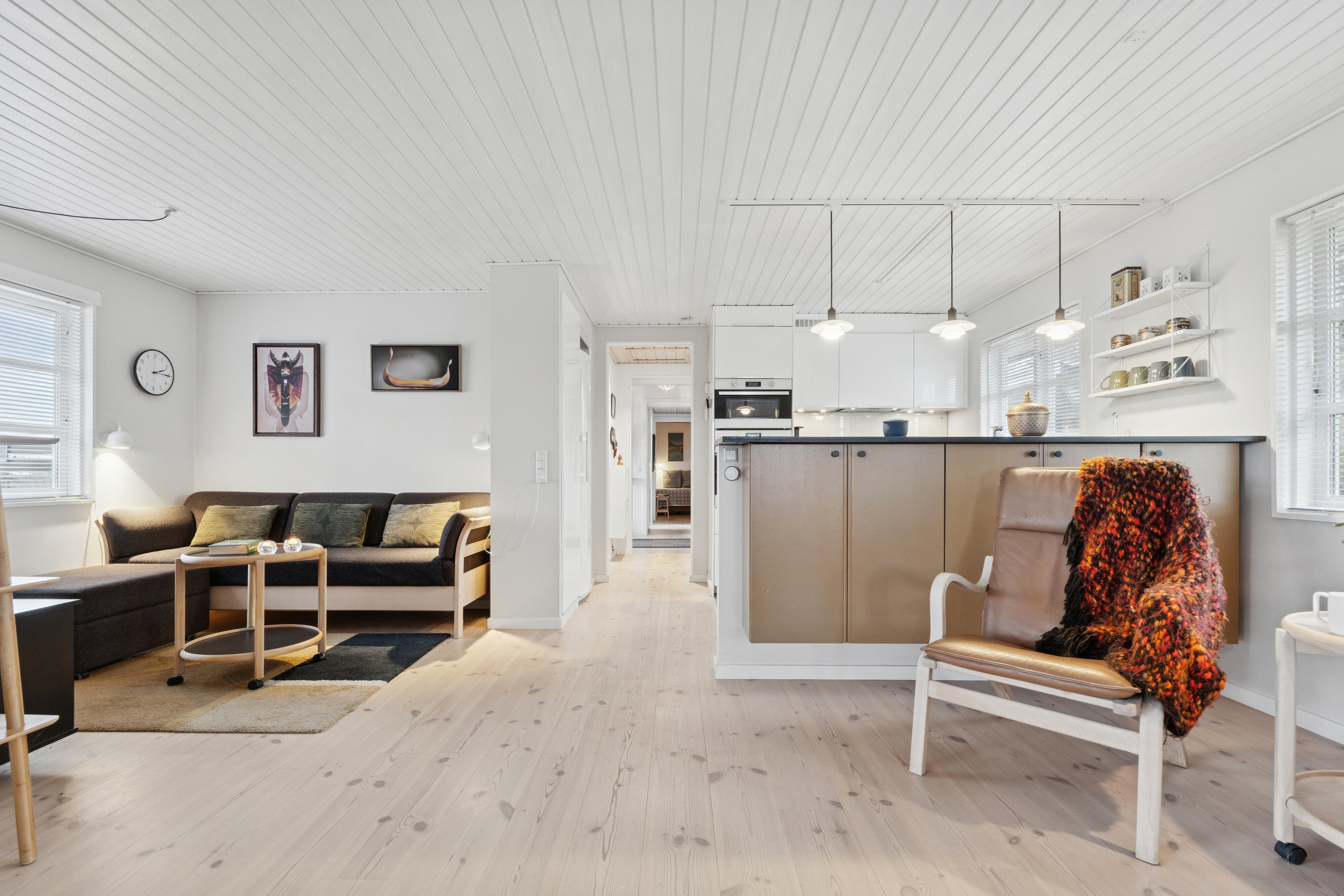 Fremhævet stue billede i fuldskærmstilstand. Billede af Skadevænget 8, Vellerup, 4050 Skibby