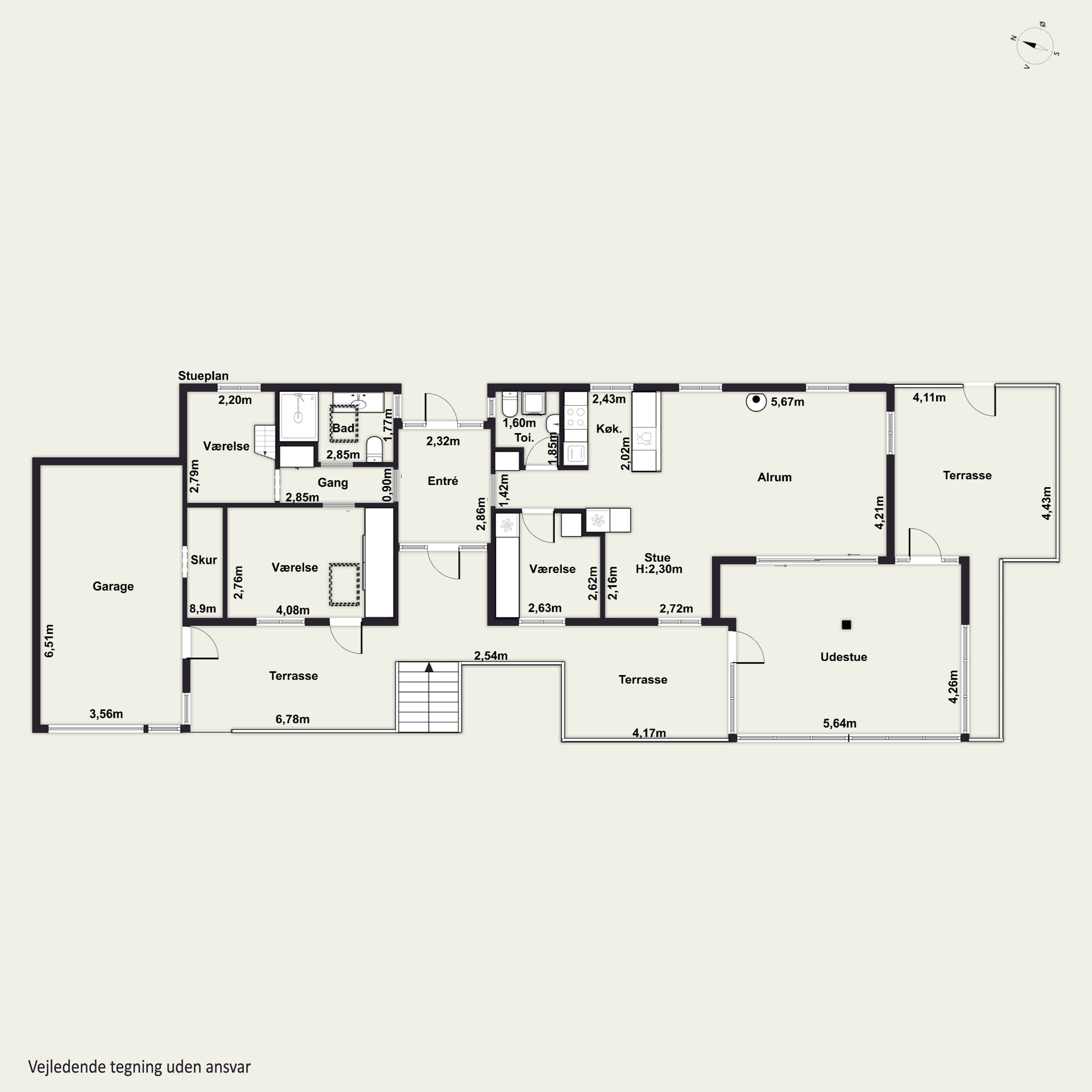 Plantegninger billede af Skadevænget 8, Vellerup, 4050 Skibby