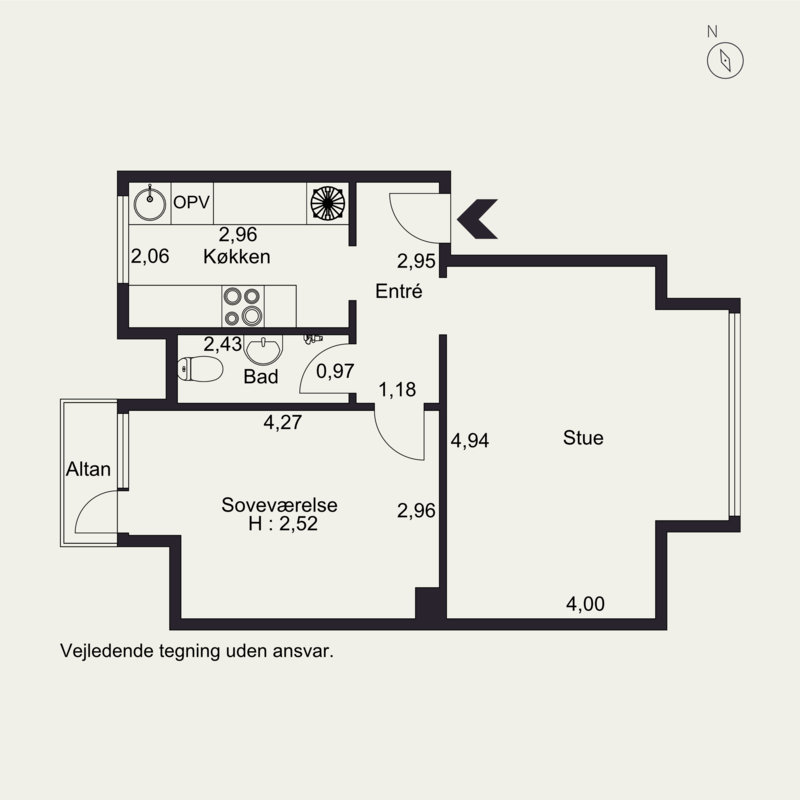 Plantegninger billede af Nansensgade 19, 2. tv., 5000 Odense C