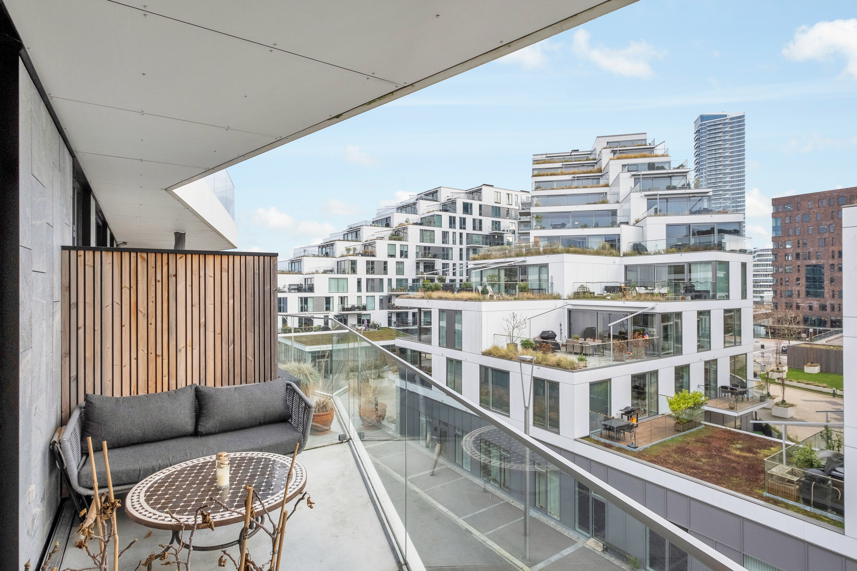 Fremhævet altan billede i fuldskærmstilstand. Billede af Esther Aggebos Gade 30, 3. 4., 8000 Aarhus C