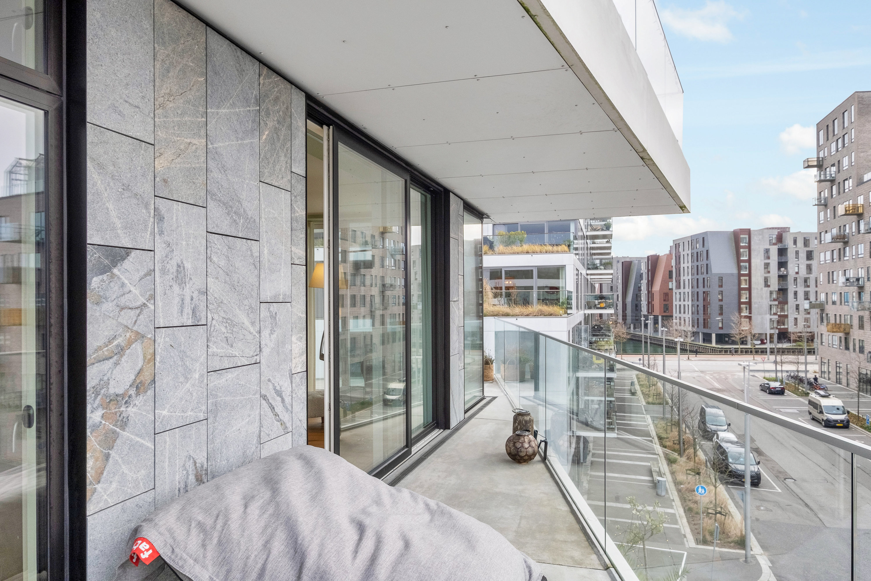 Fremhævet altan billede i fuldskærmstilstand. Billede af Esther Aggebos Gade 30, 3. 4., 8000 Aarhus C