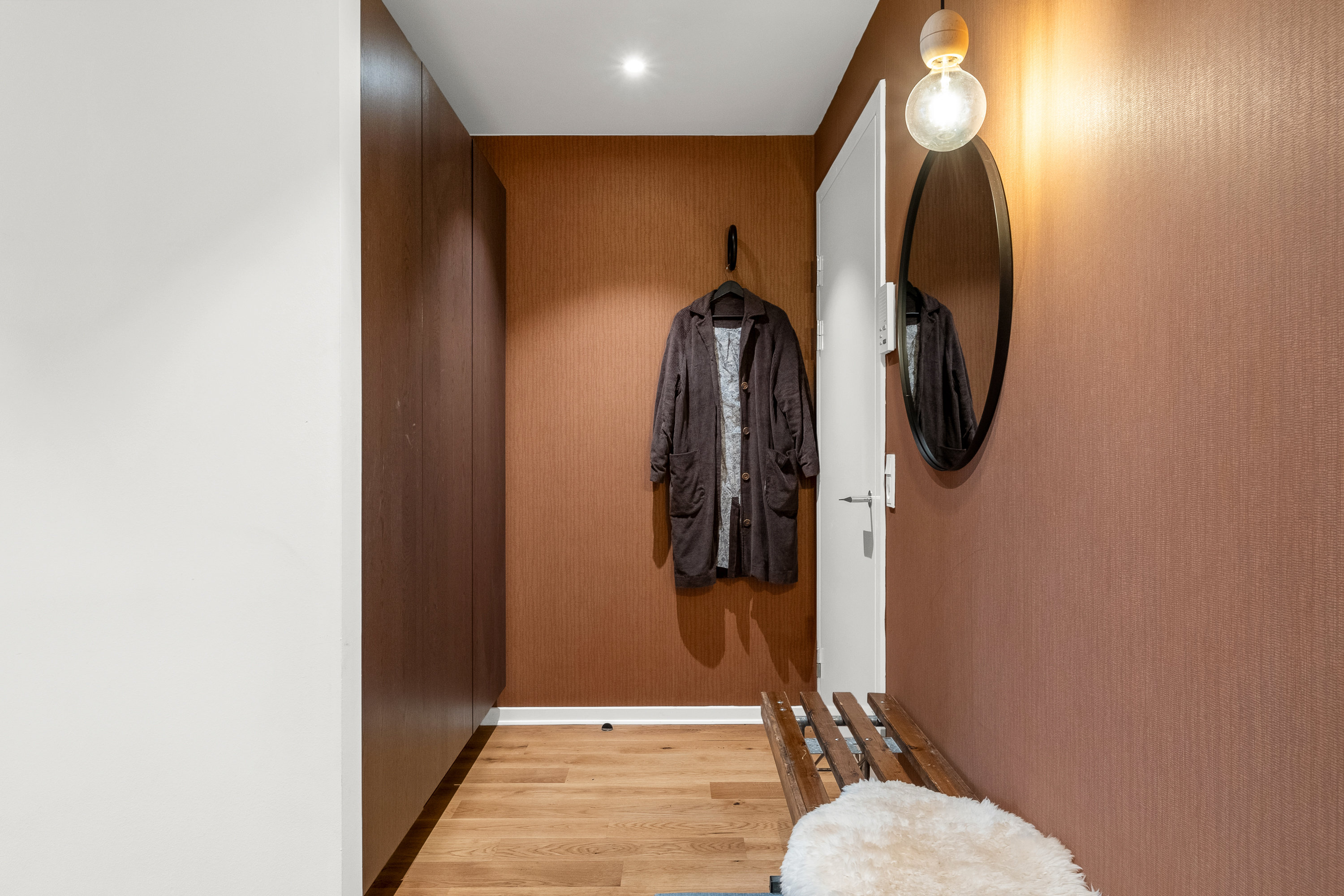 Fremhævet gang billede i fuldskærmstilstand. Billede af Esther Aggebos Gade 30, 3. 4., 8000 Aarhus C