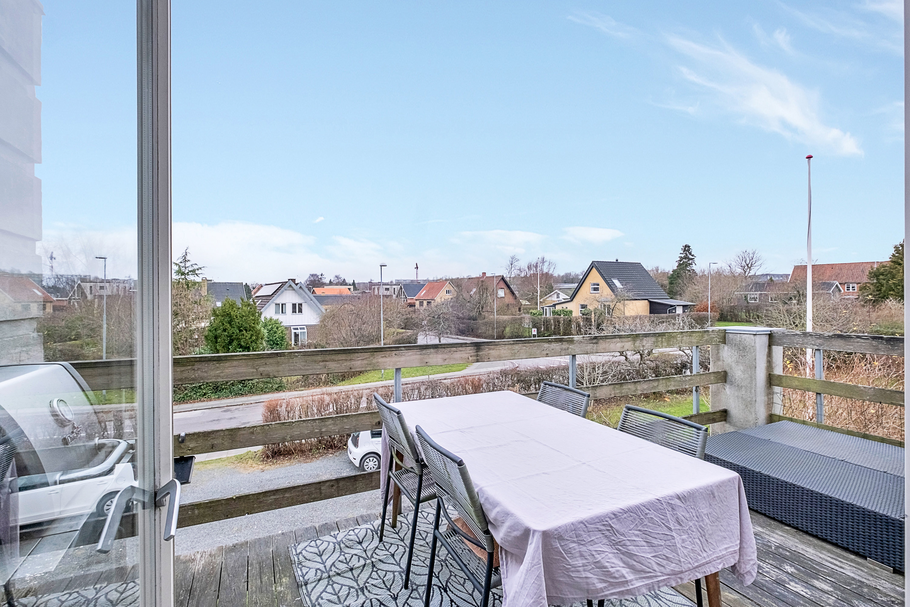 Fremhævet terrasse billede i fuldskærmstilstand. Billede af St. Blichers Vej 58, 1., Hasle, 8210 Aarhus V