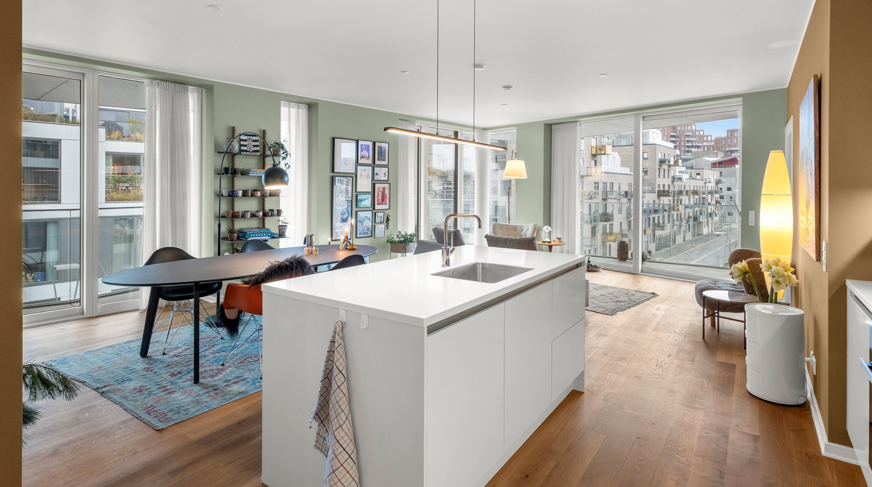 Fremhævet køkken billede i fuldskærmstilstand. Billede af Esther Aggebos Gade 30, 3. 4., 8000 Aarhus C