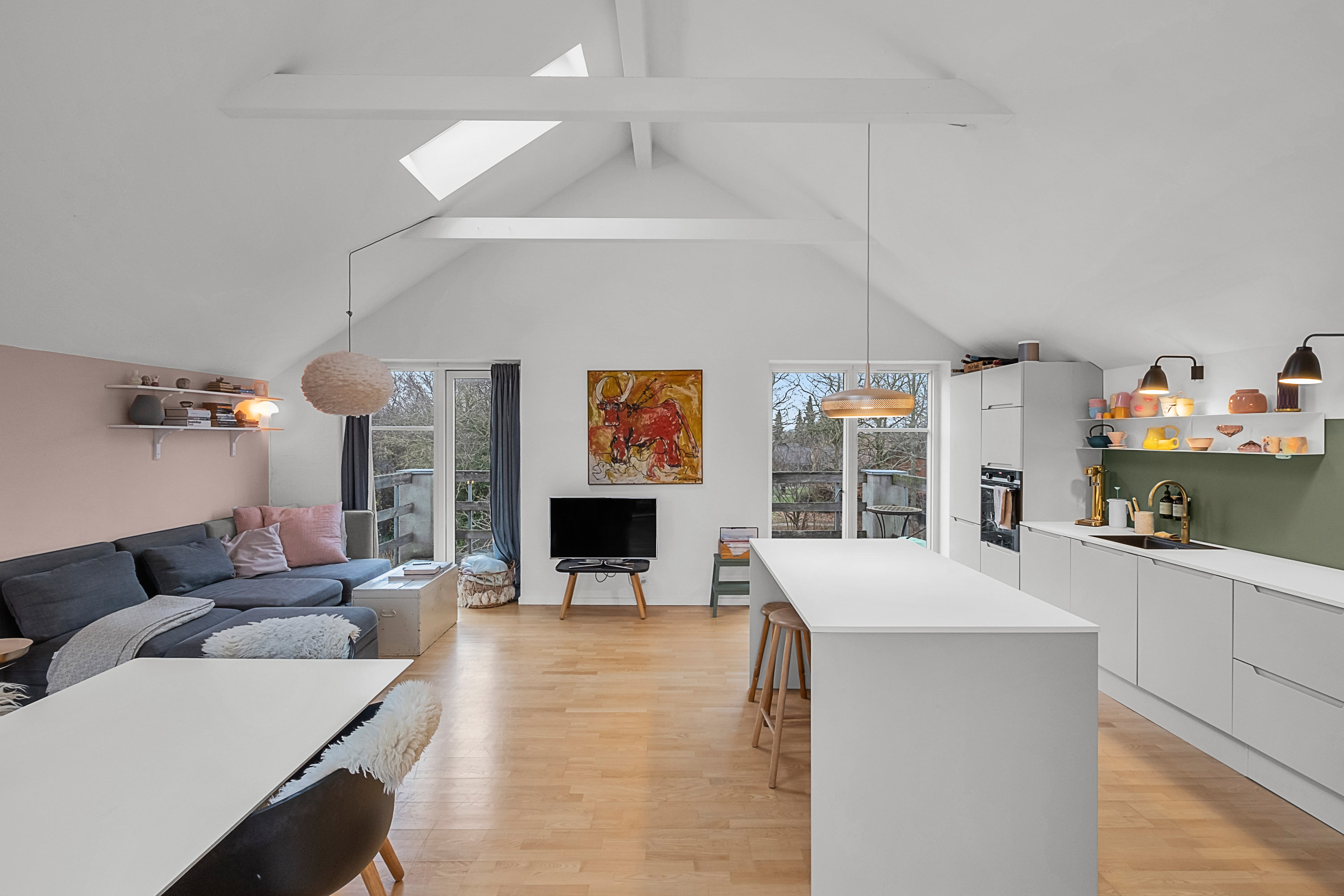 Fremhævet køkken alrum billede i fuldskærmstilstand. Billede af St. Blichers Vej 58, 1., Hasle, 8210 Aarhus V