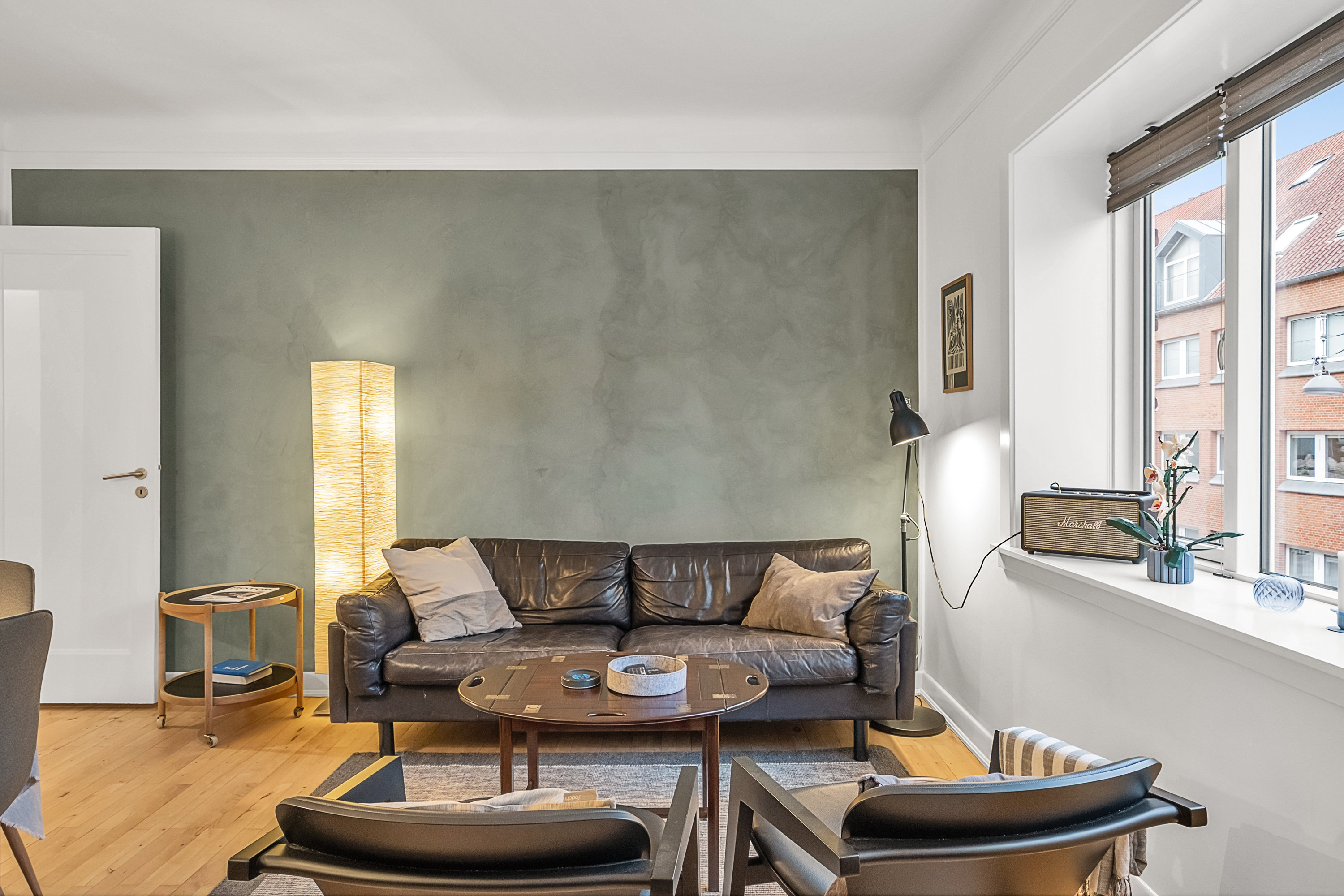 Fremhævet stue billede i fuldskærmstilstand. Billede af Eckersbergsgade 21, 1. tv., 8000 Aarhus C