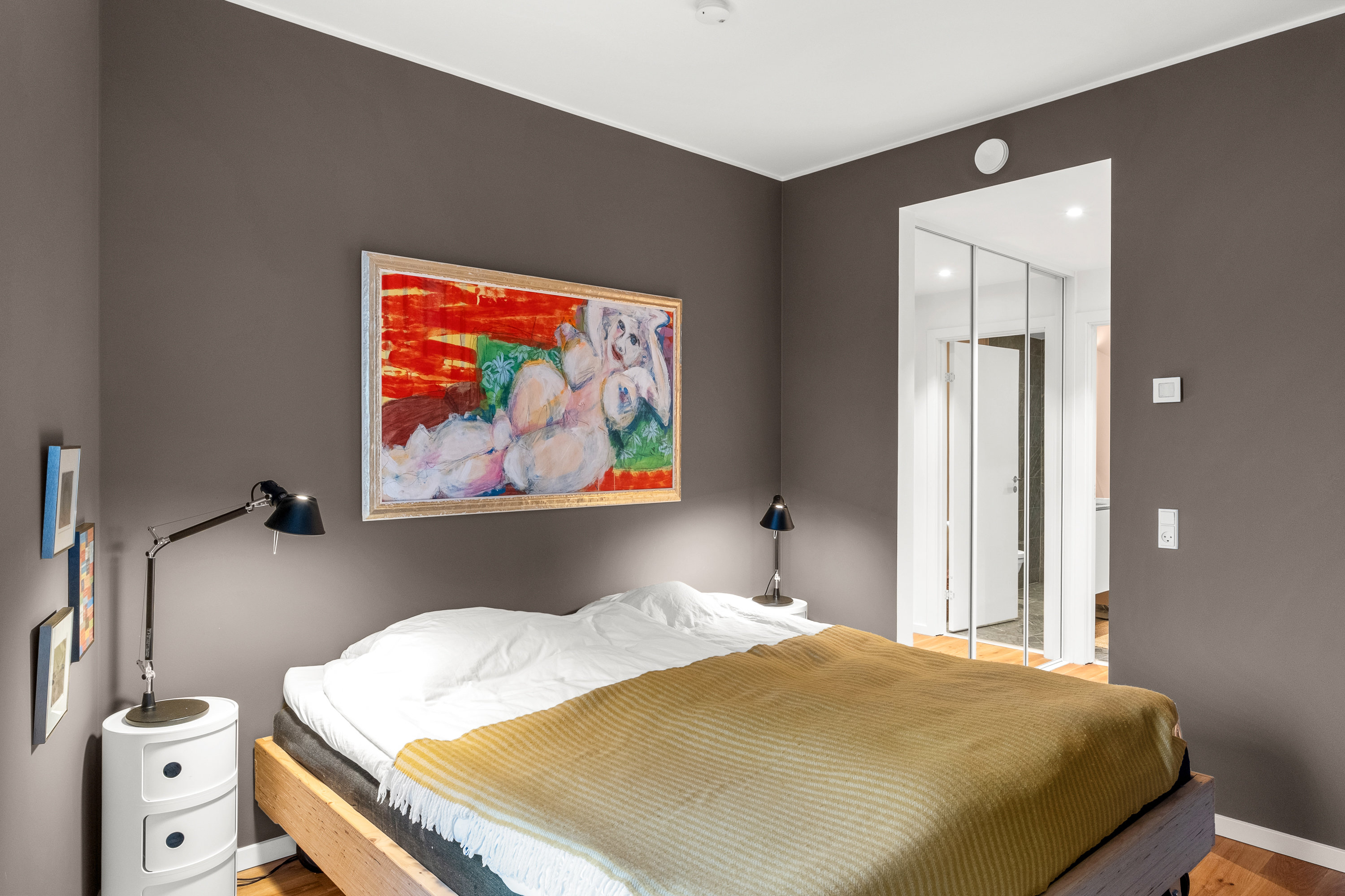 Fremhævet soveværelse billede i fuldskærmstilstand. Billede af Esther Aggebos Gade 30, 3. 4., 8000 Aarhus C