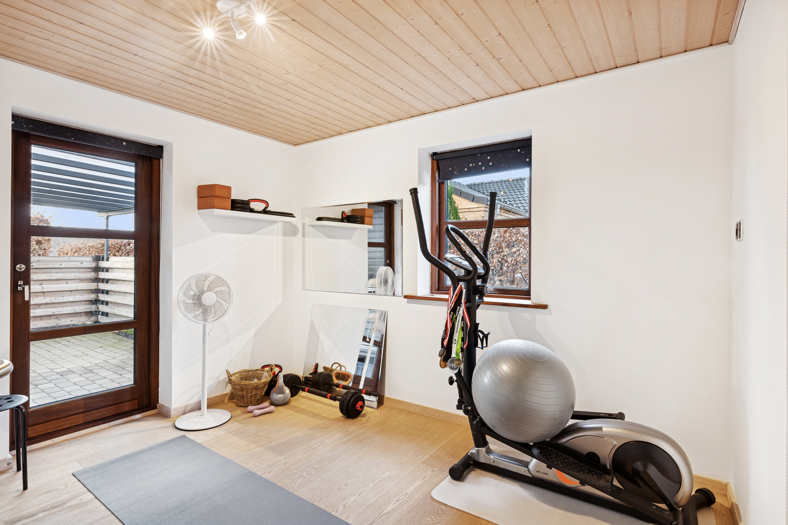 Fremhævet værelse billede i fuldskærmstilstand. Billede af Blålyngen 11, 7470 Karup J