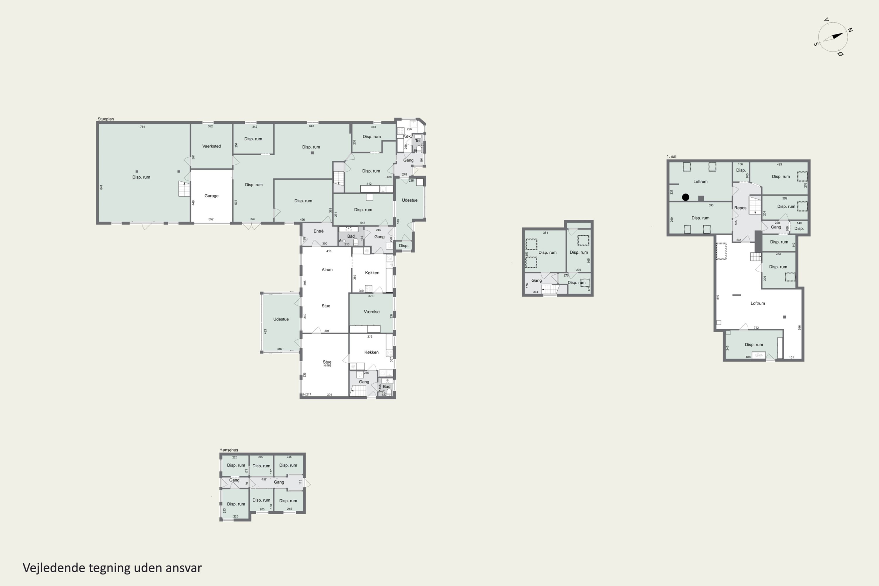 Plantegninger billede af Vestergade 16, Frøslev, 6330 Padborg
