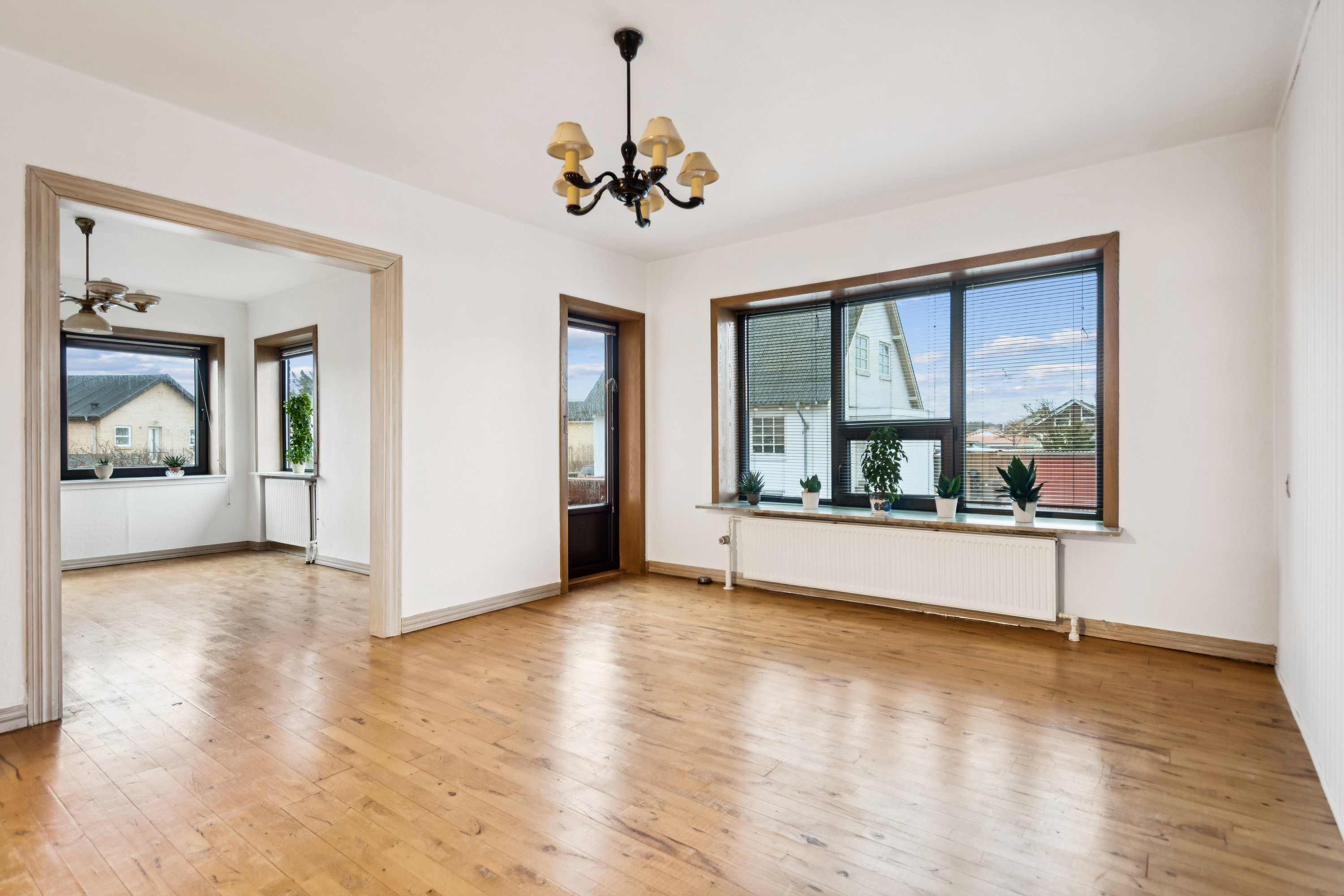 Fremhævet stue billede i fuldskærmstilstand. Billede af Elme Alle 9, 9850 Hirtshals