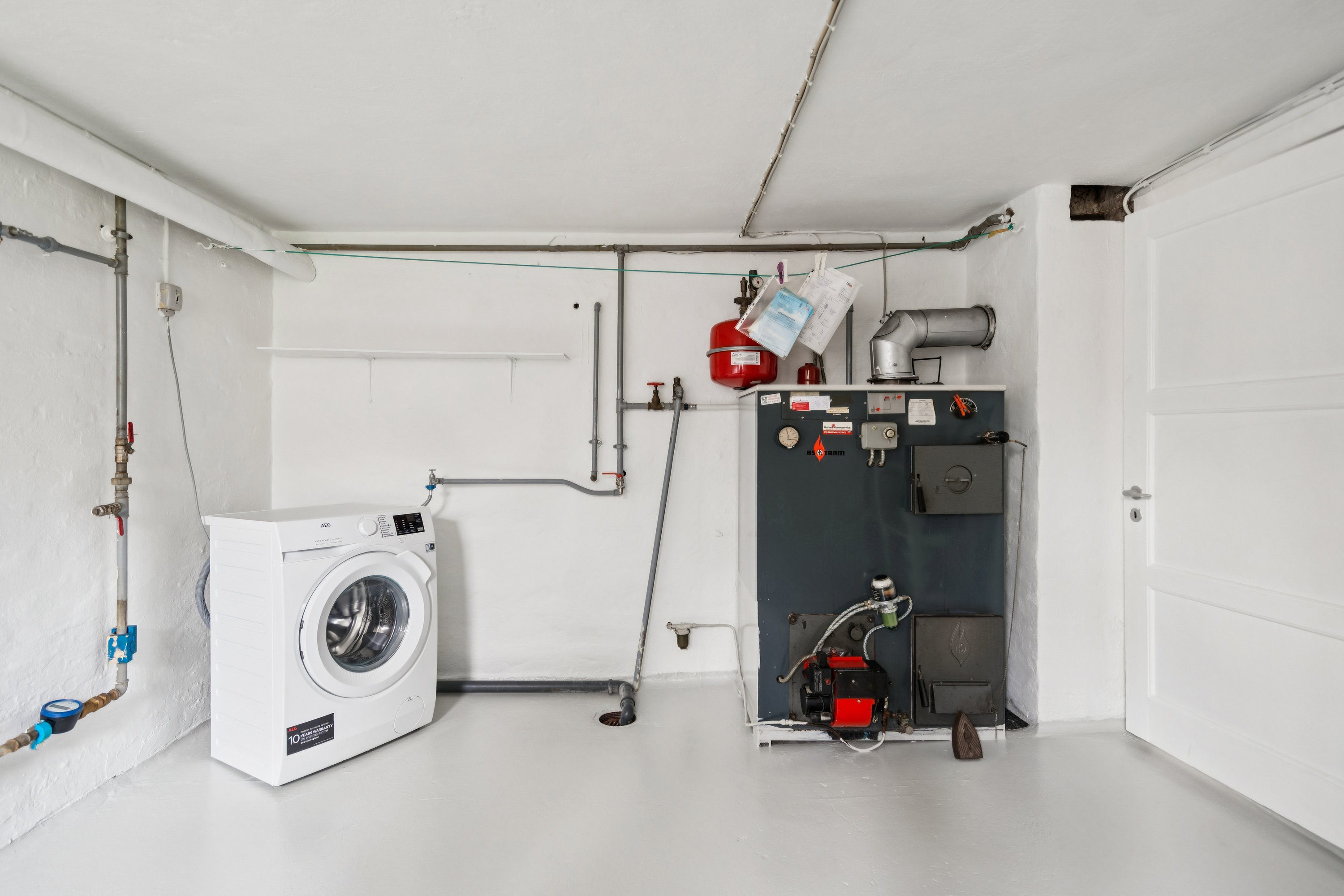 Fremhævet vaskerum billede i fuldskærmstilstand. Billede af Elme Alle 9, 9850 Hirtshals