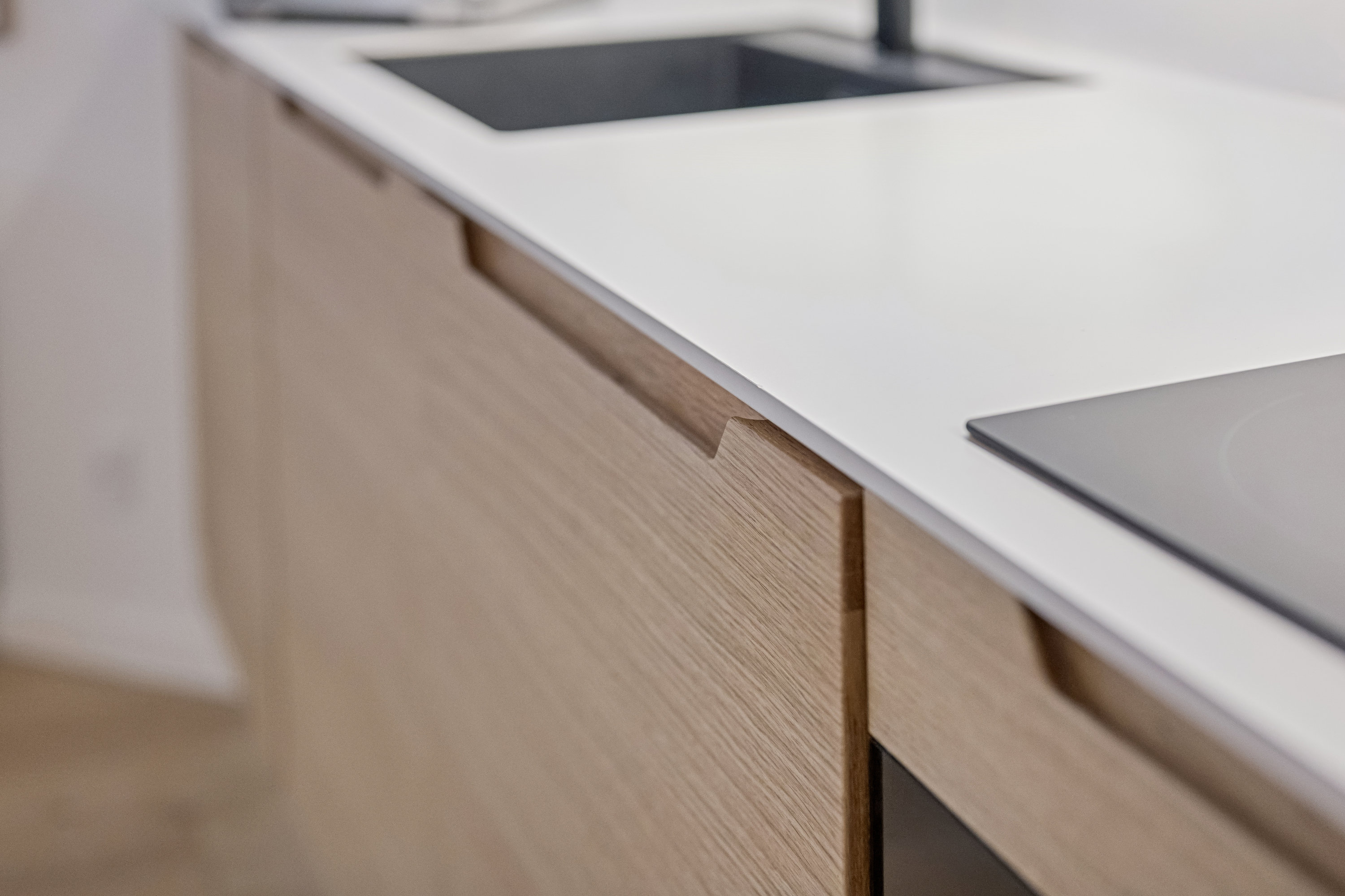 Fremhævet køkken billede i fuldskærmstilstand. Billede af Irma Pedersens Gade 66, st.. 1., 8000 Aarhus C