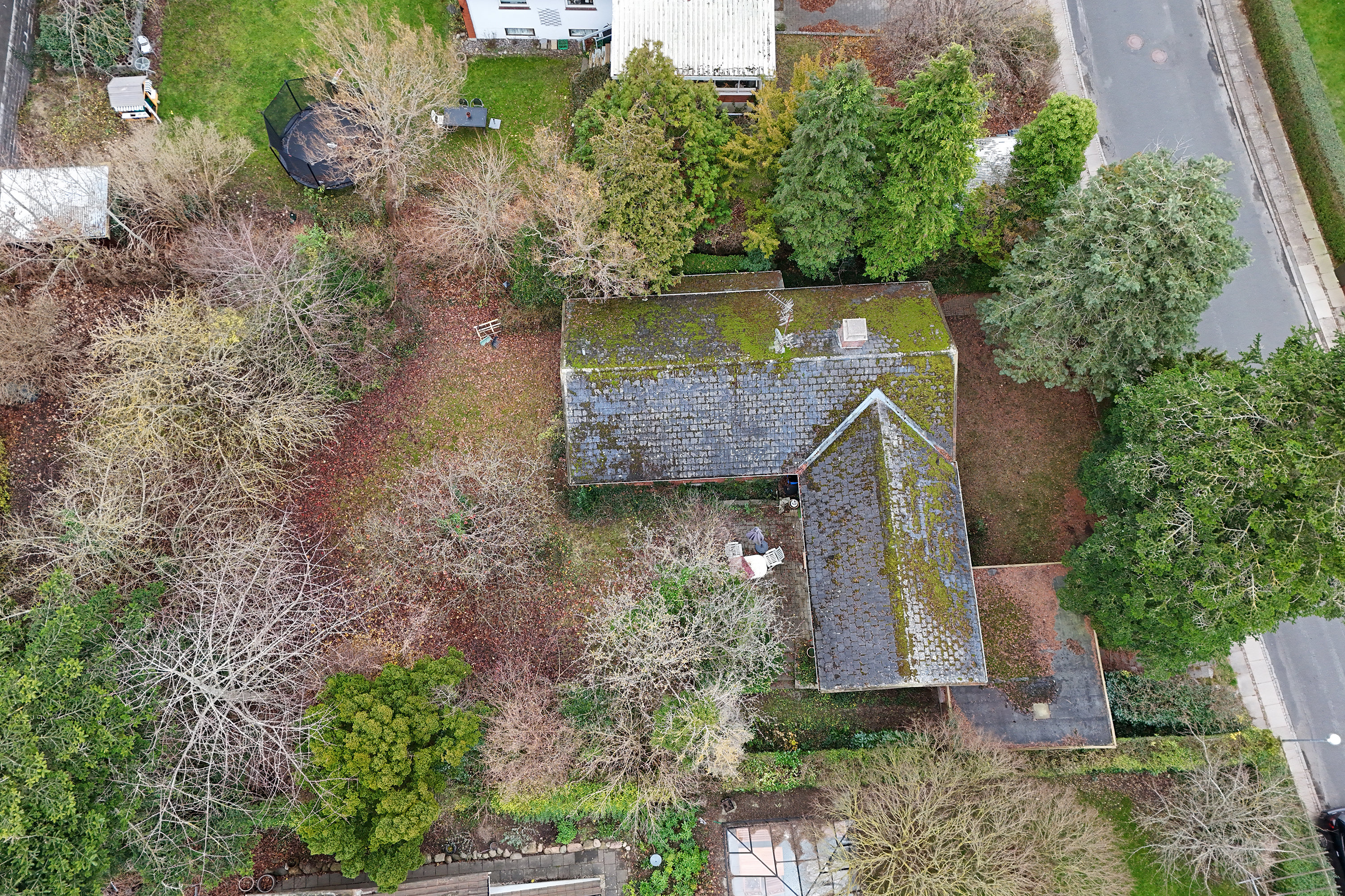 Fremhævet set oppefra billede i fuldskærmstilstand. Billede af Jyttevej 19, 2740 Skovlunde