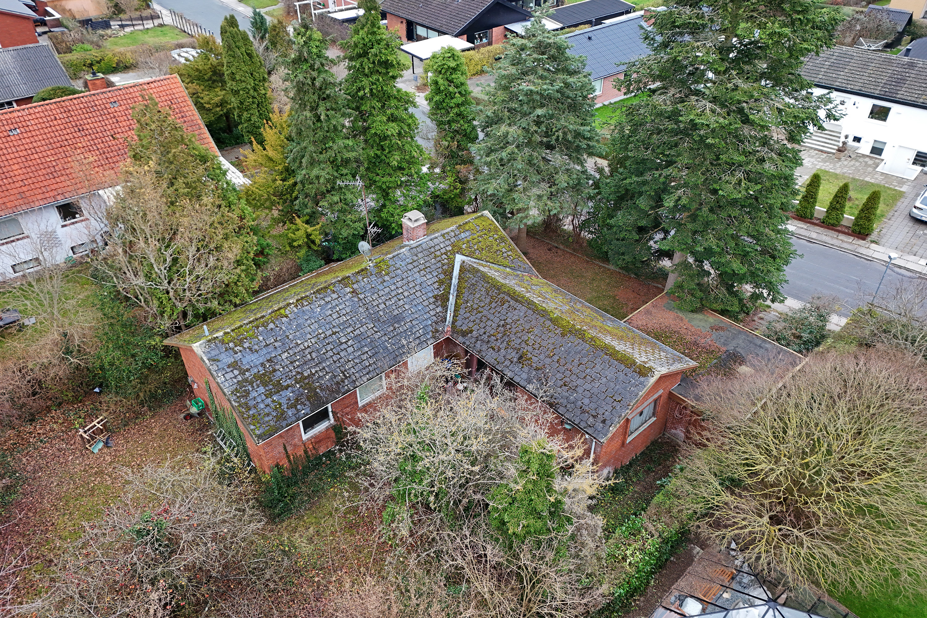 Fremhævet set oppefra billede i fuldskærmstilstand. Billede af Jyttevej 19, 2740 Skovlunde