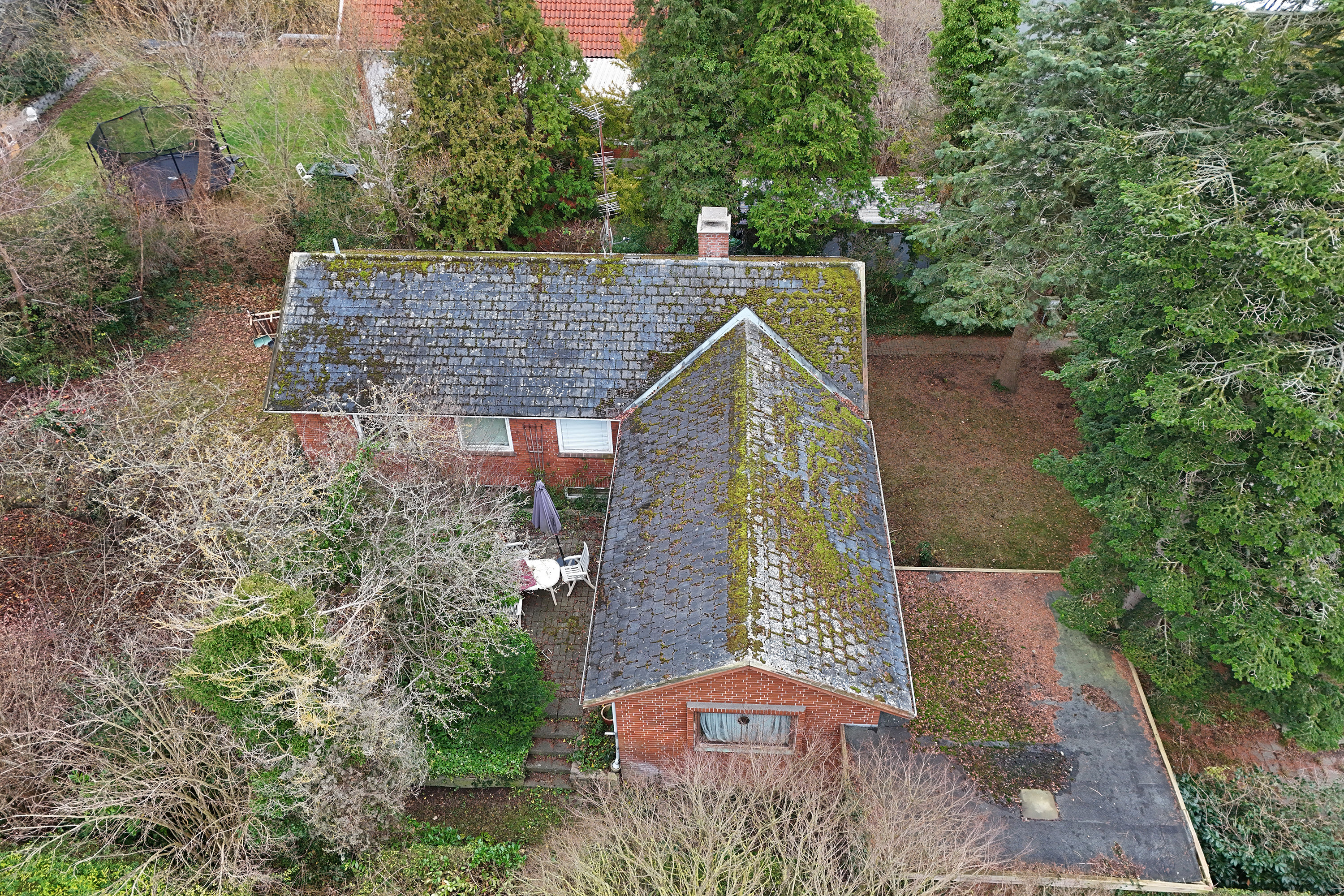 Fremhævet set oppefra billede i fuldskærmstilstand. Billede af Jyttevej 19, 2740 Skovlunde