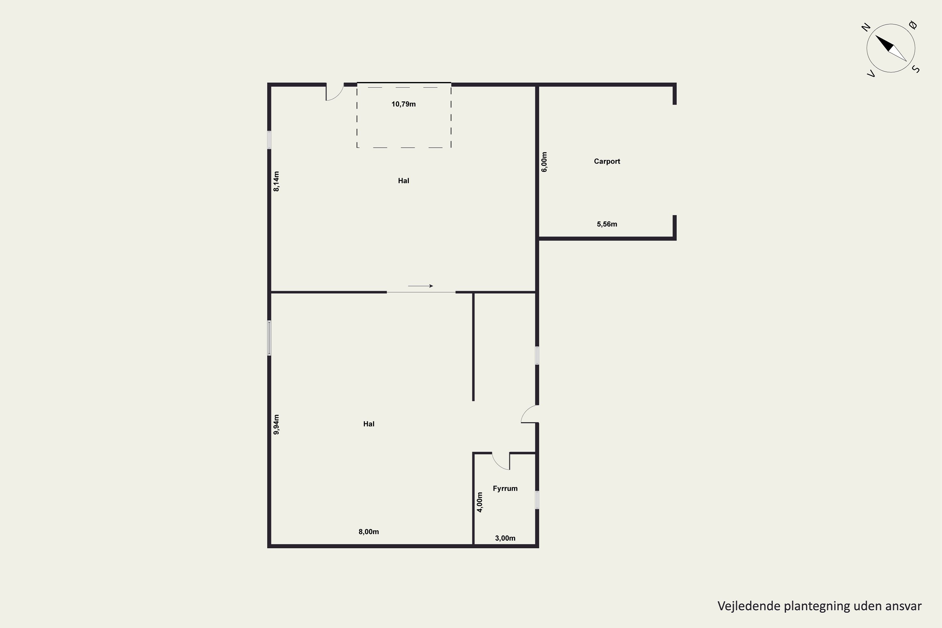 Plantegninger billede af Strandvejen 52, Tranum, 9460 Brovst