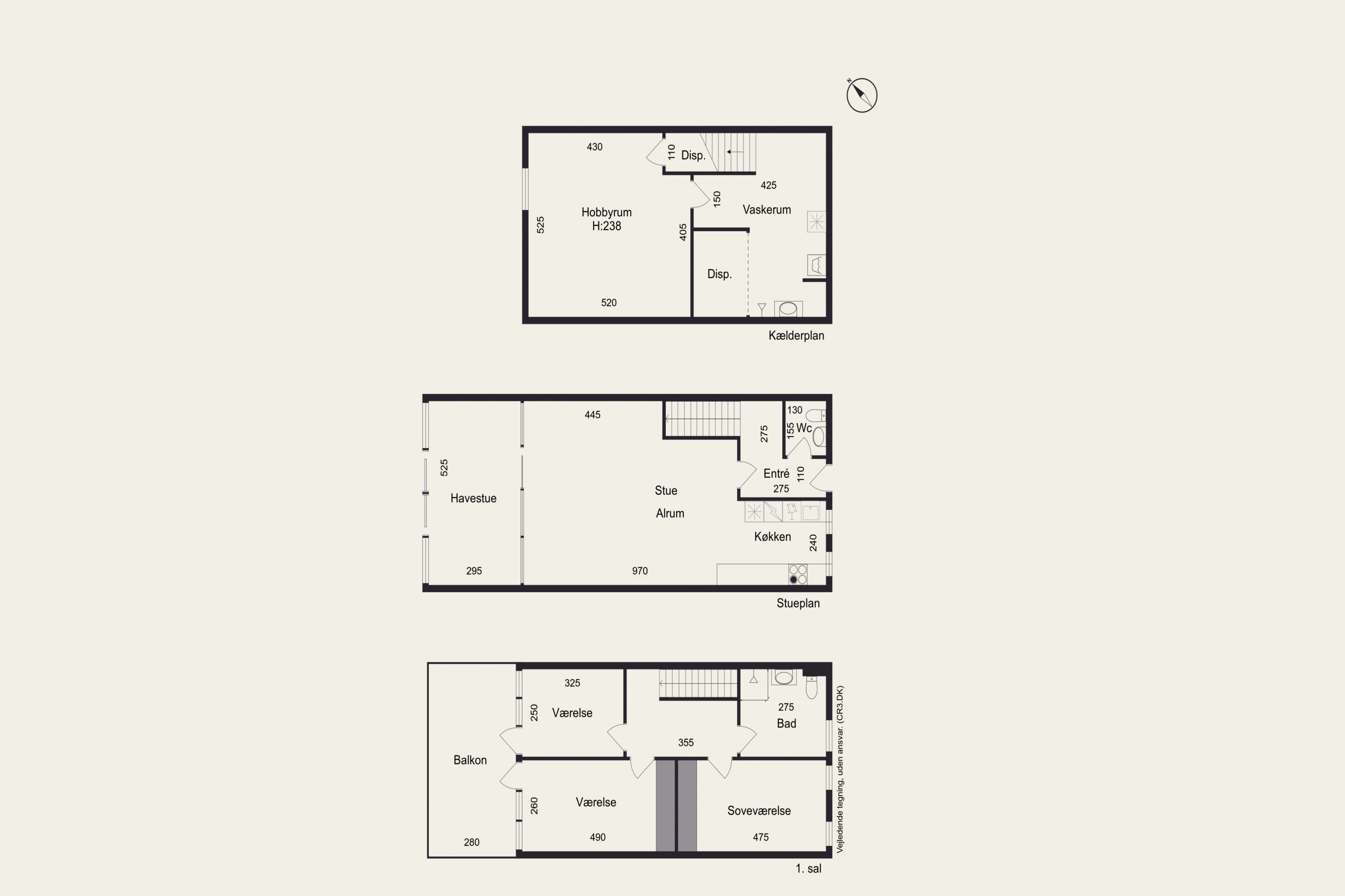 Plantegninger billede af Enevangen 118, 3450 Allerød