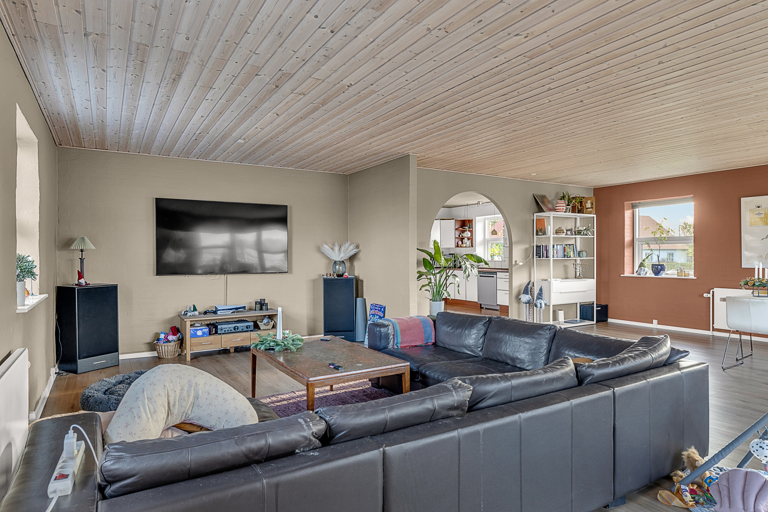 Fremhævet stue billede i fuldskærmstilstand. Billede af Fåborgvej 18, Nr Broby, 5672 Broby