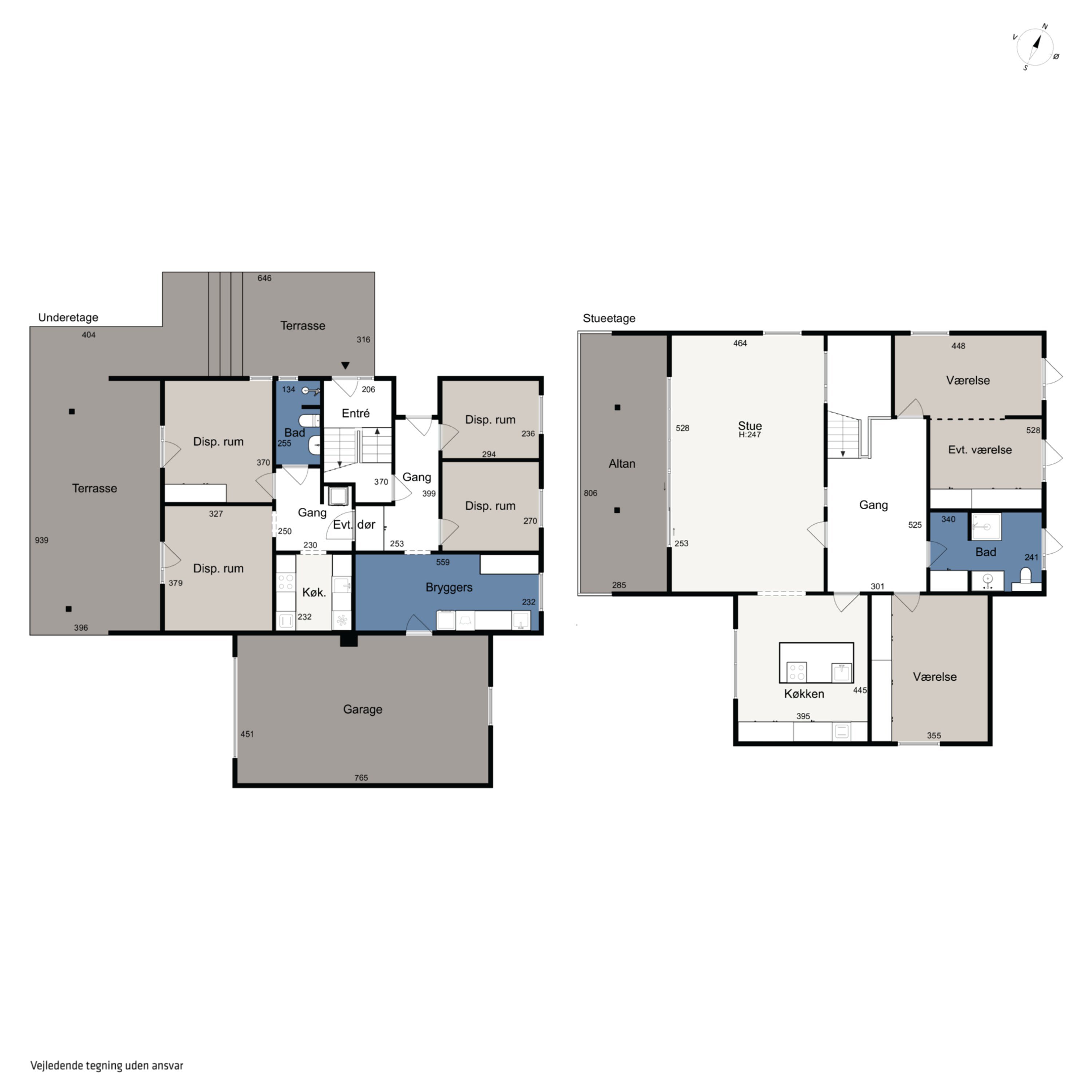 Plantegninger billede af Filippavej 25, 8270 Højbjerg