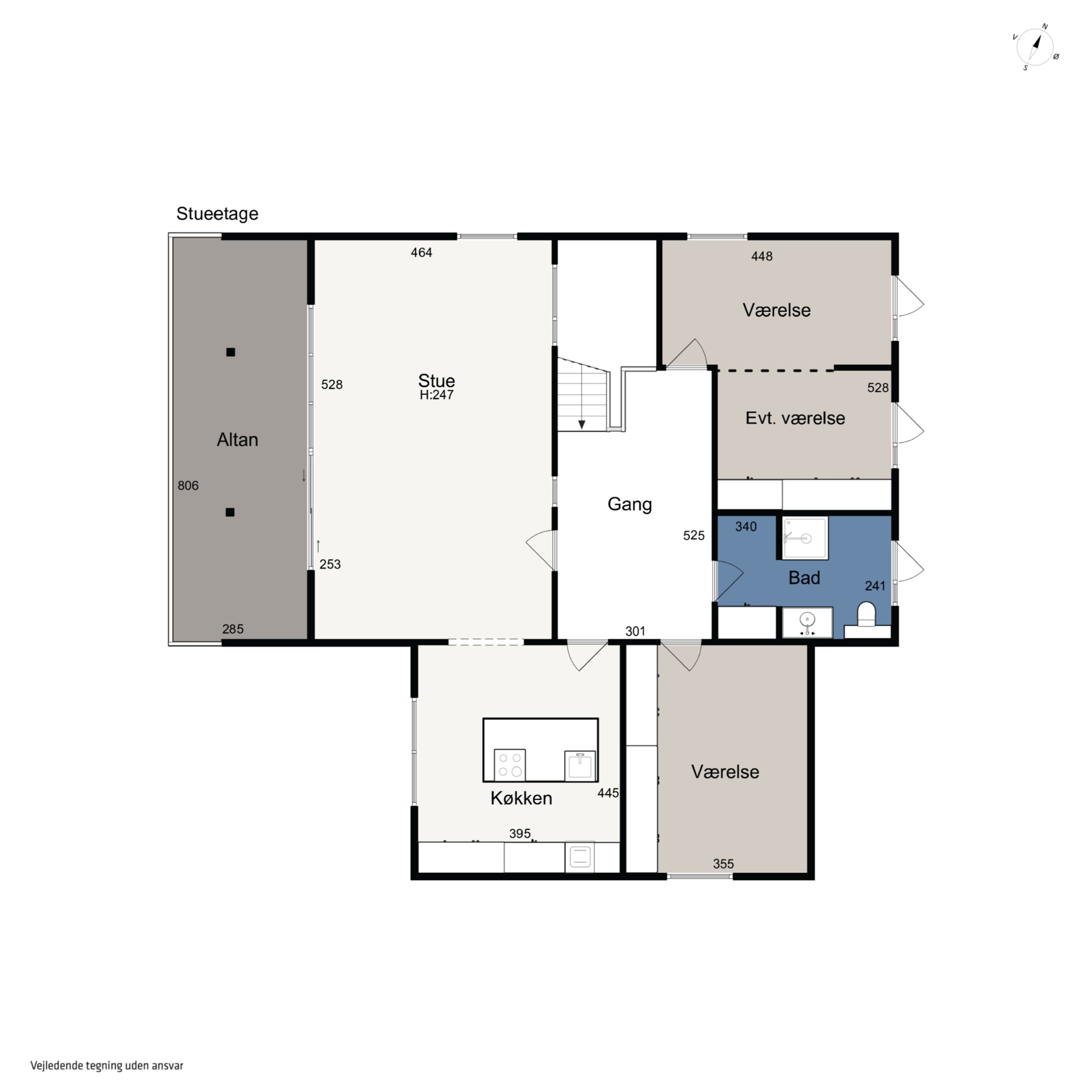 Plantegninger billede af Filippavej 25, 8270 Højbjerg