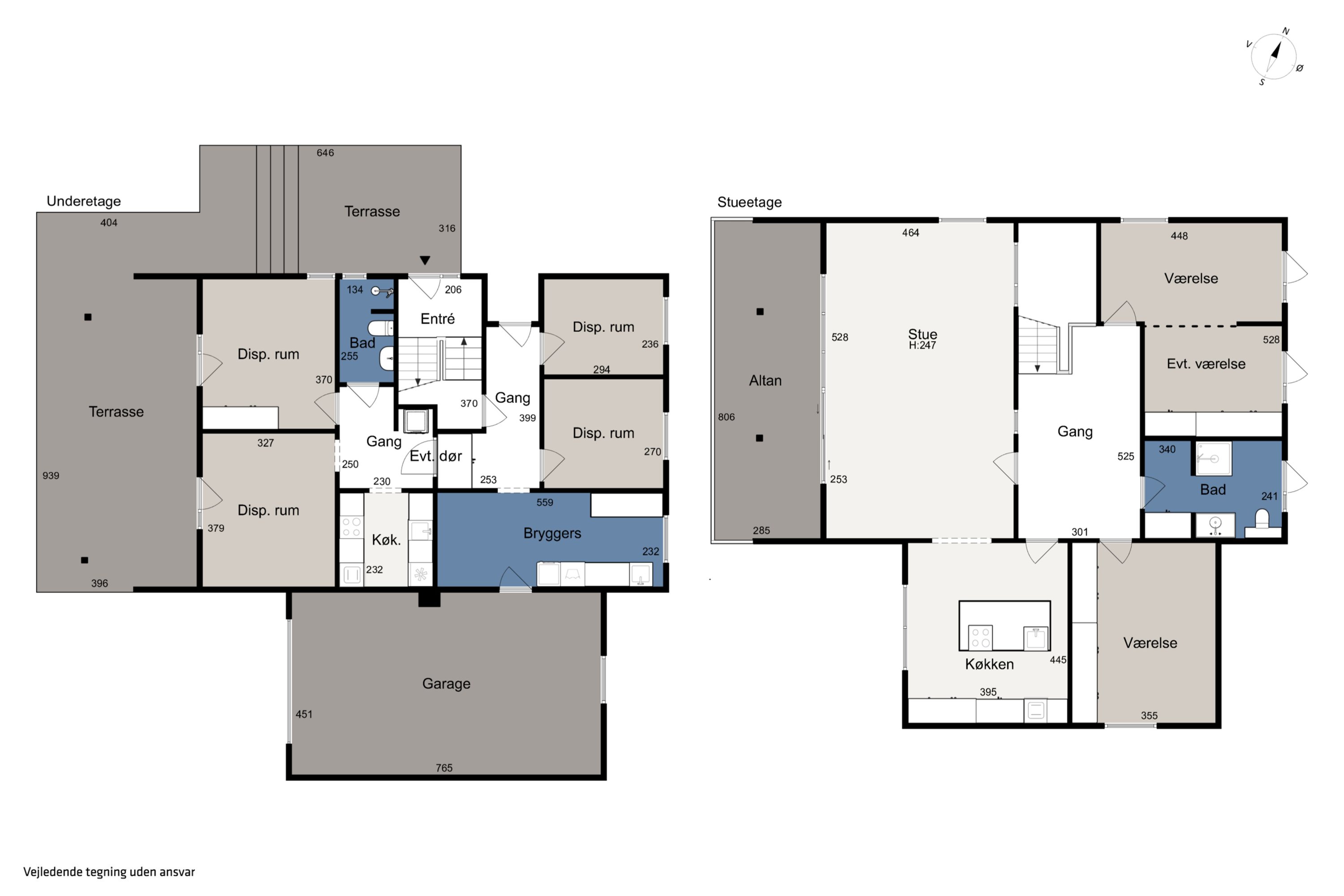 Plantegninger billede af Filippavej 25, 8270 Højbjerg