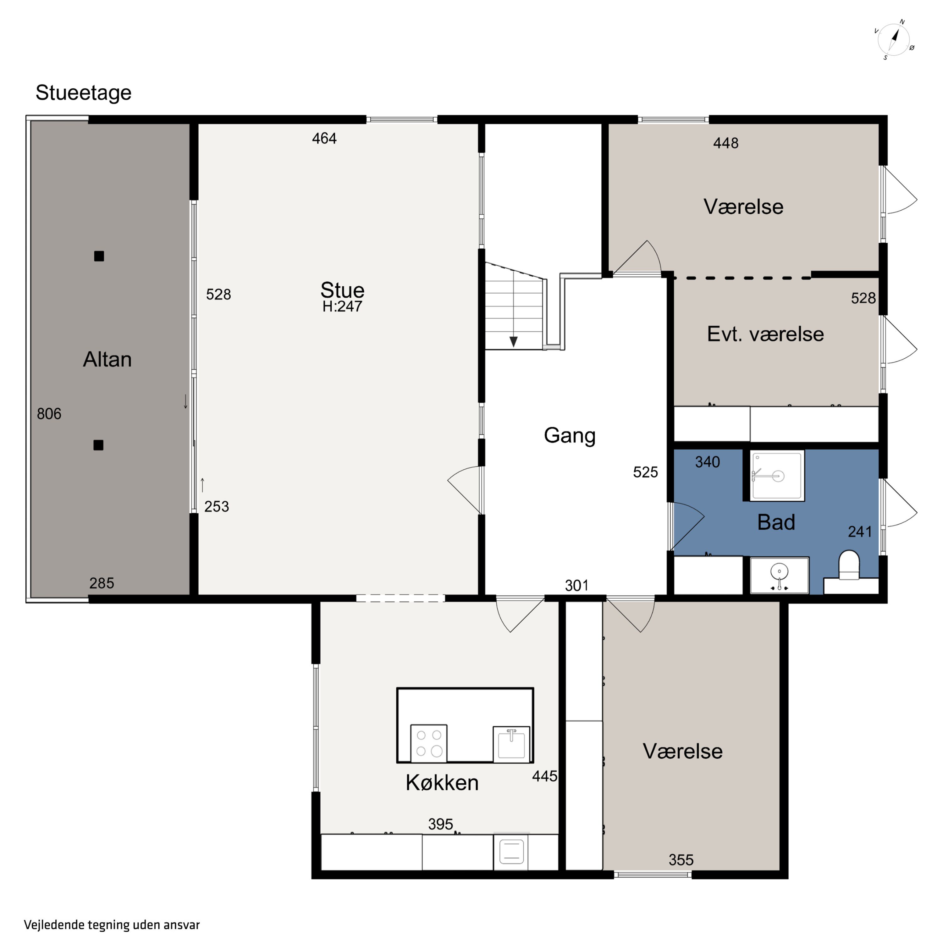 Plantegninger billede af Filippavej 25, 8270 Højbjerg