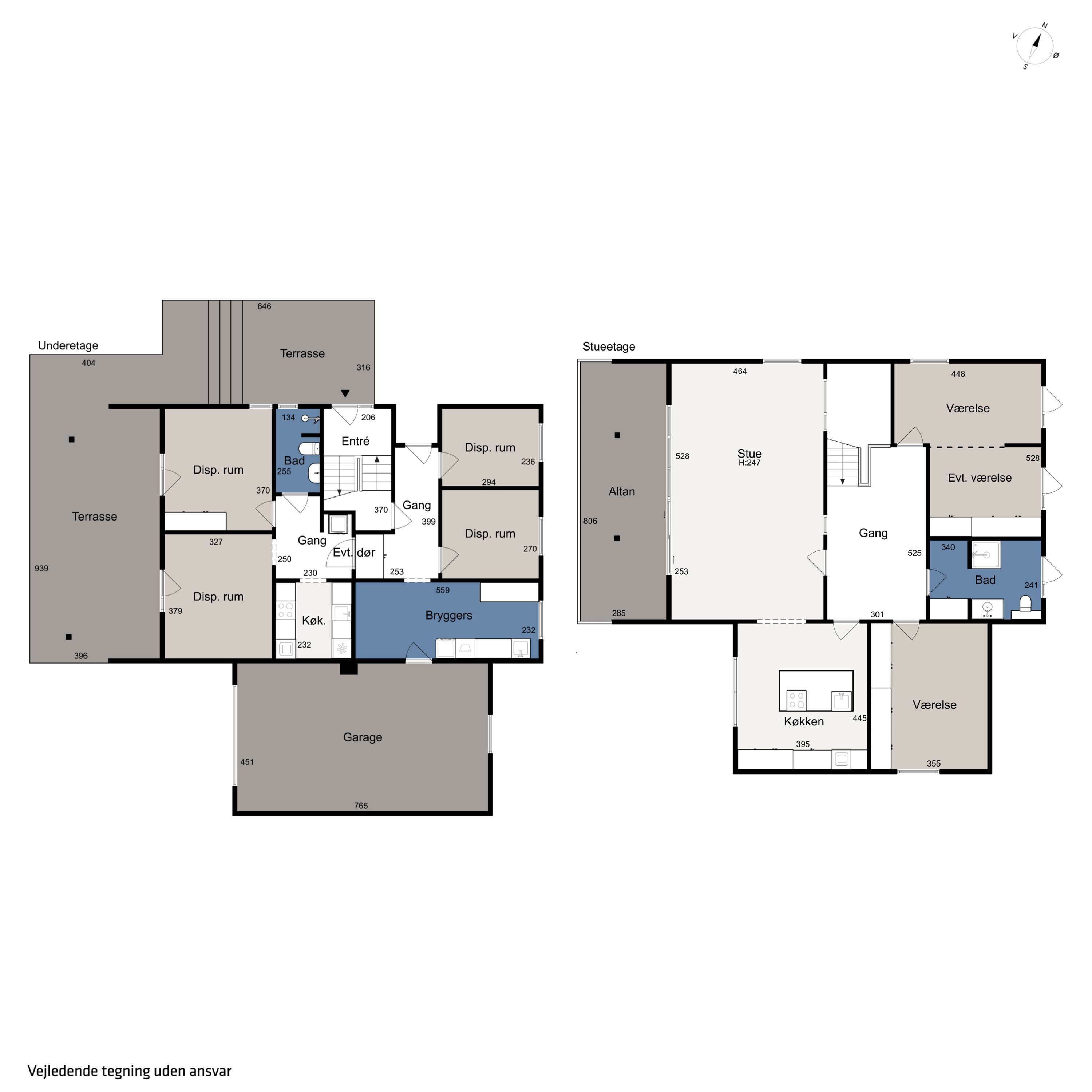 Plantegninger billede af Filippavej 25, 8270 Højbjerg