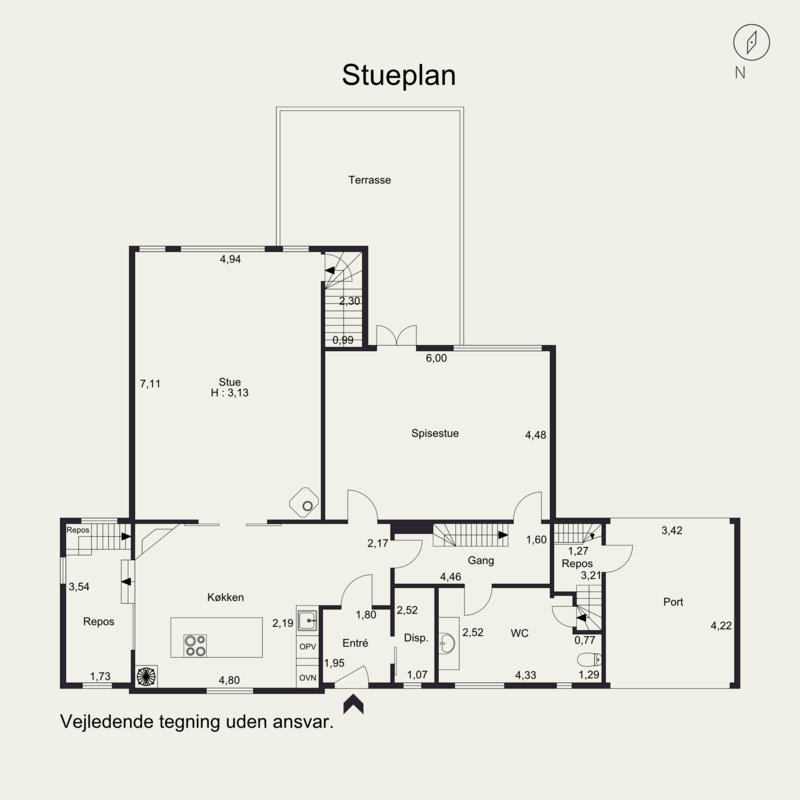 Plantegninger billede af Skovvej 14, 4220 Korsør