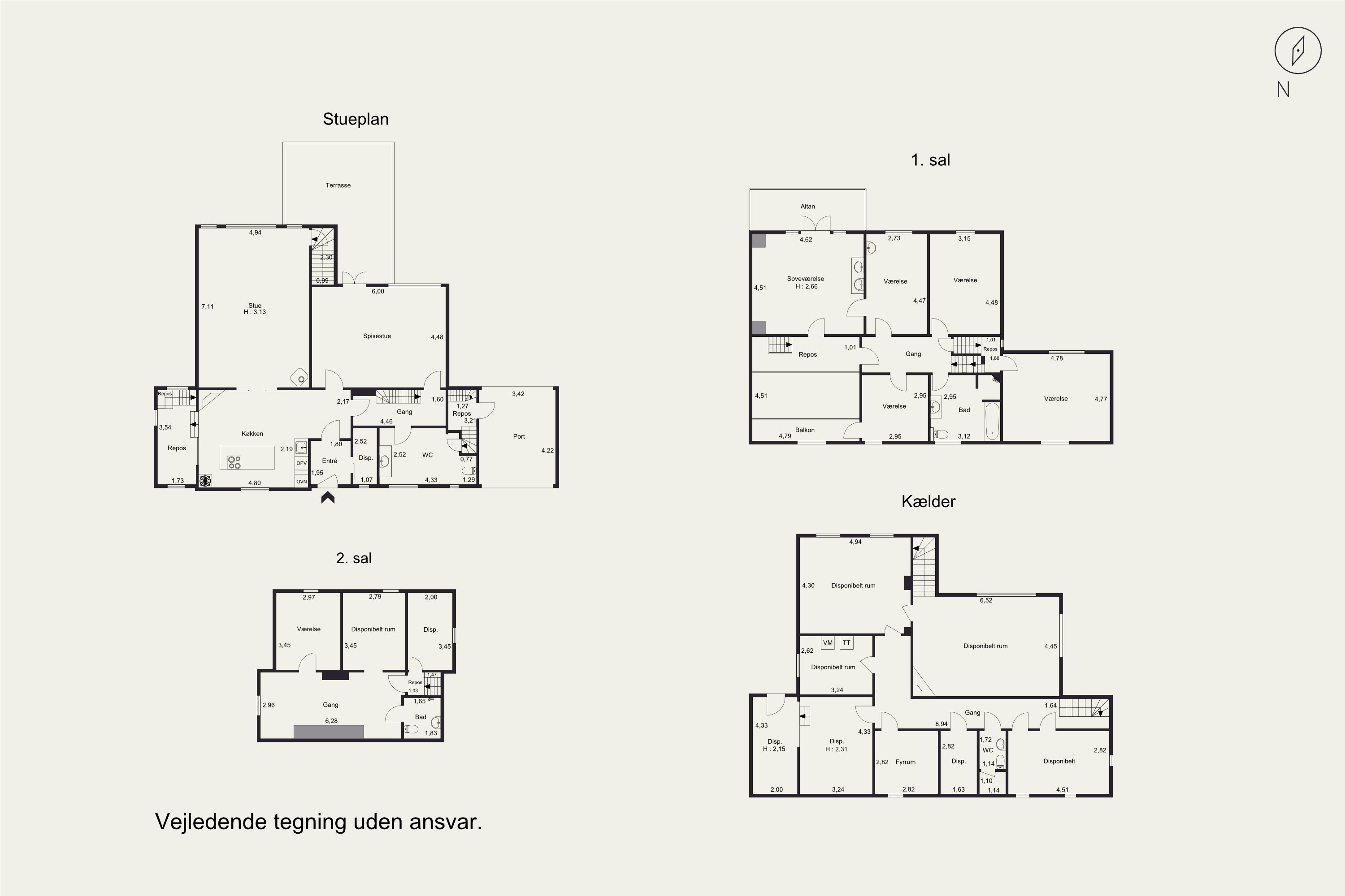 Plantegninger billede af Skovvej 14, 4220 Korsør