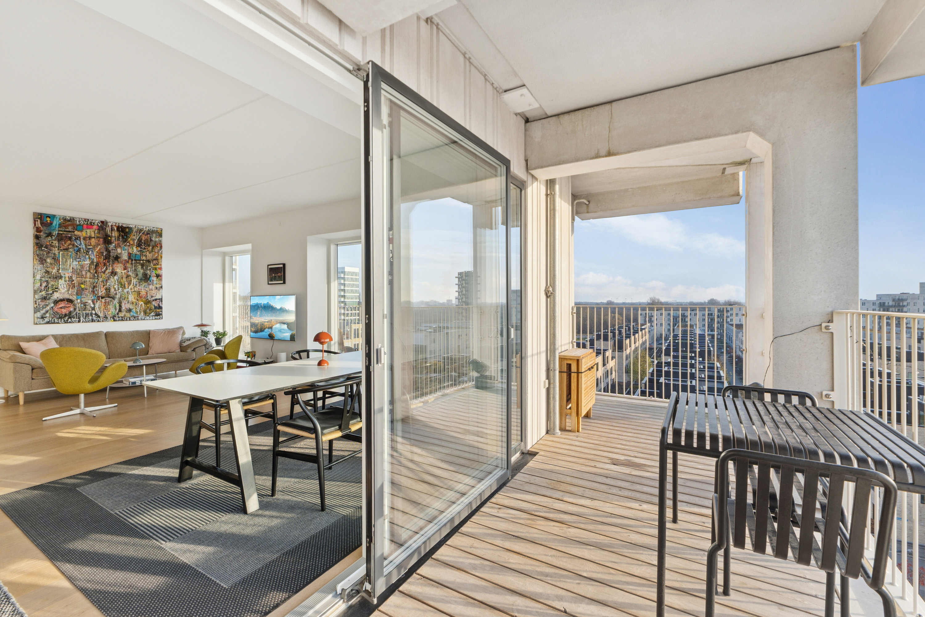 Fremhævet altan billede i fuldskærmstilstand. Billede af Islands Brygge 92, 6. 3., 2300 København S