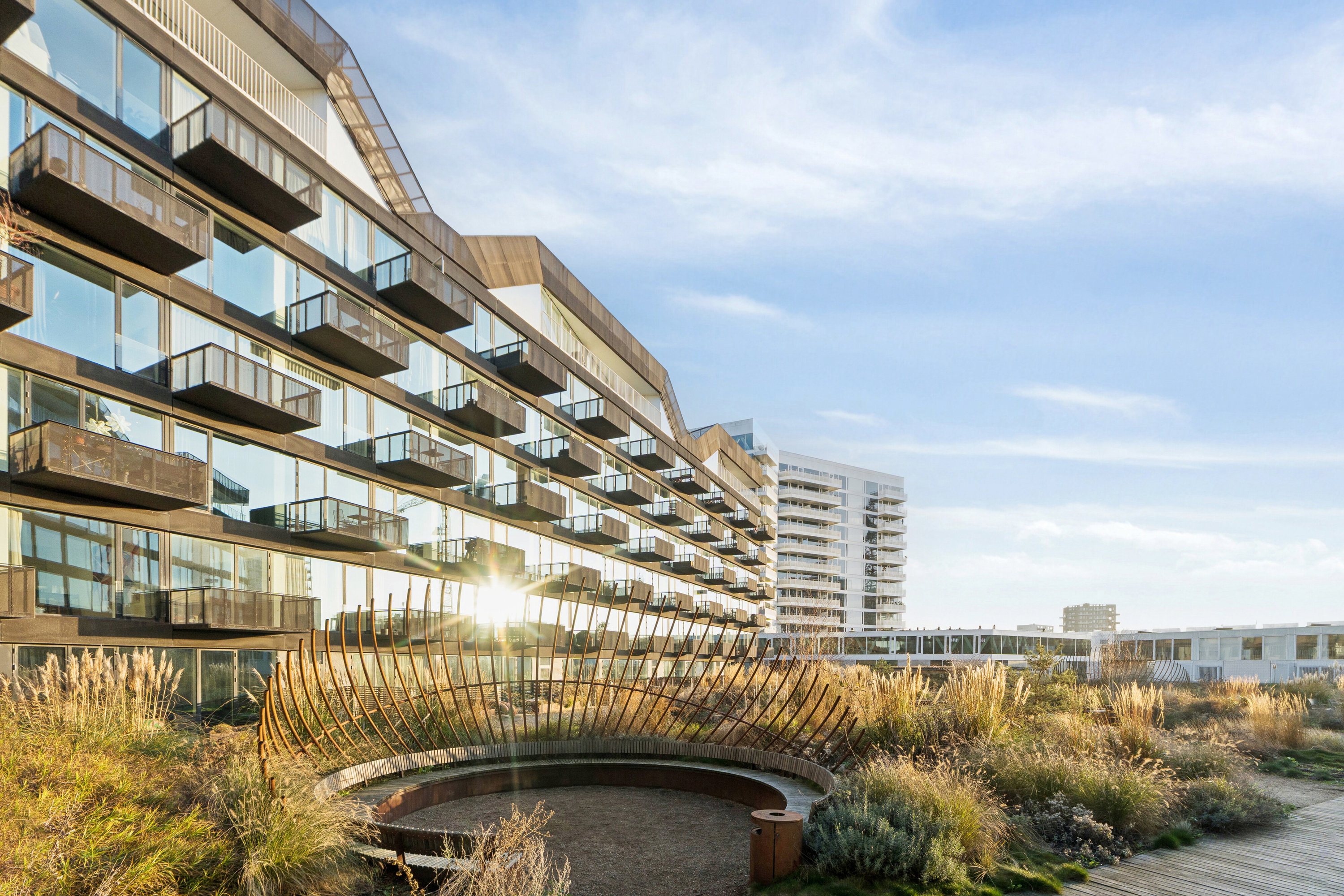 Fremhævet facade billede i fuldskærmstilstand. Billede af Drechselsgade 8A, 5. tv., 2300 København S