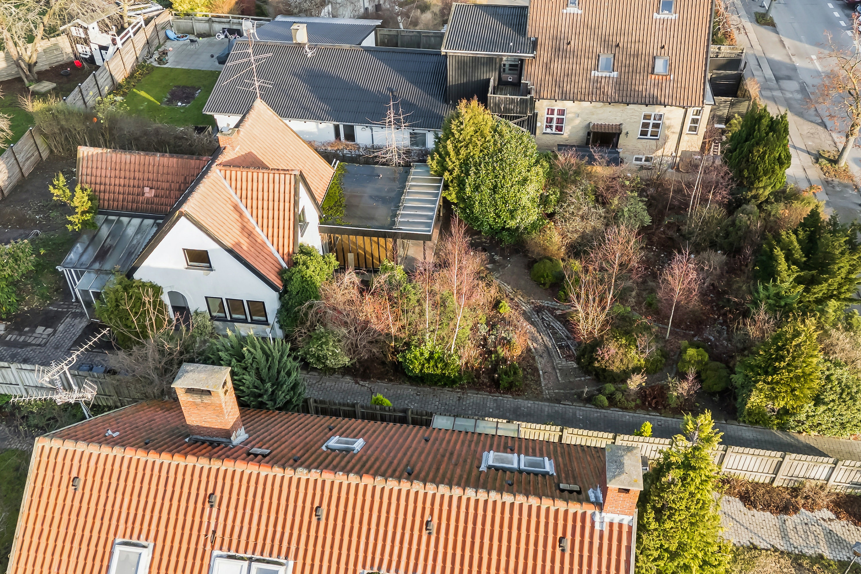 Fremhævet luftfoto billede i fuldskærmstilstand. Billede af Damhus Boulevard 74, 2610 Rødovre