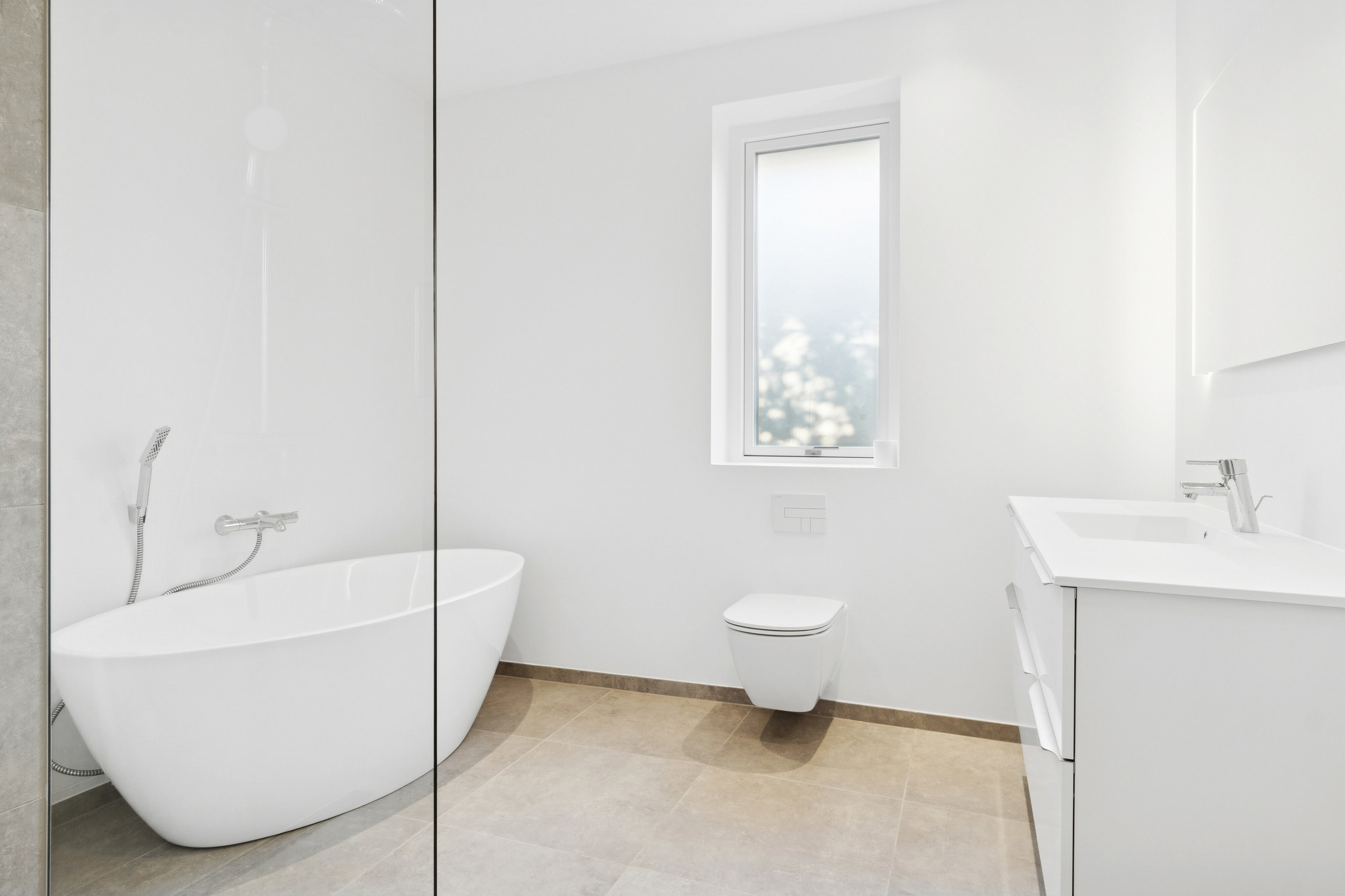 Fremhævet badeværelse billede i fuldskærmstilstand. Billede af Kærsagrene 22, 4700 Næstved