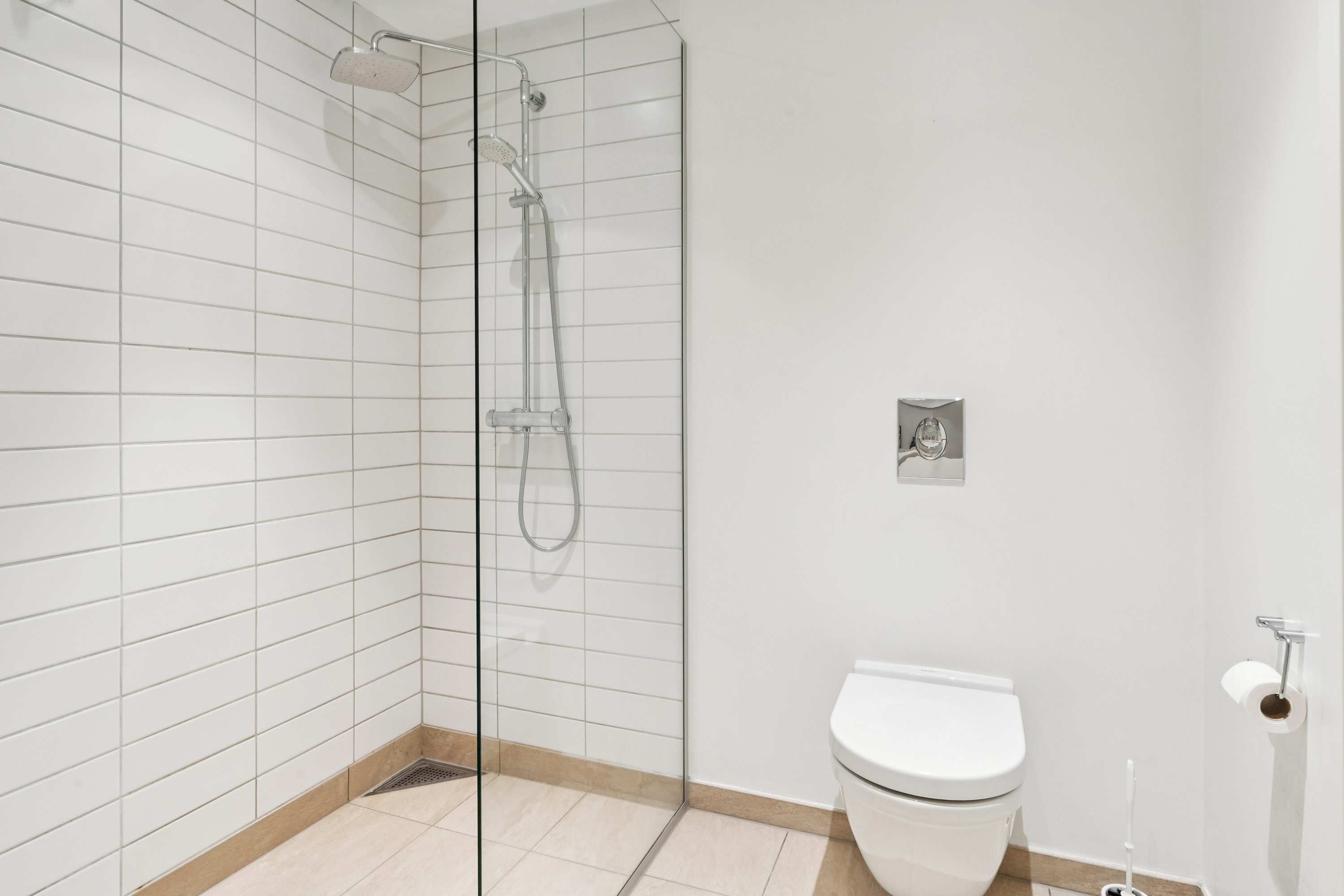 Fremhævet badeværelse billede i fuldskærmstilstand. Billede af Egeparken 3, 10. tv., 9000 Aalborg