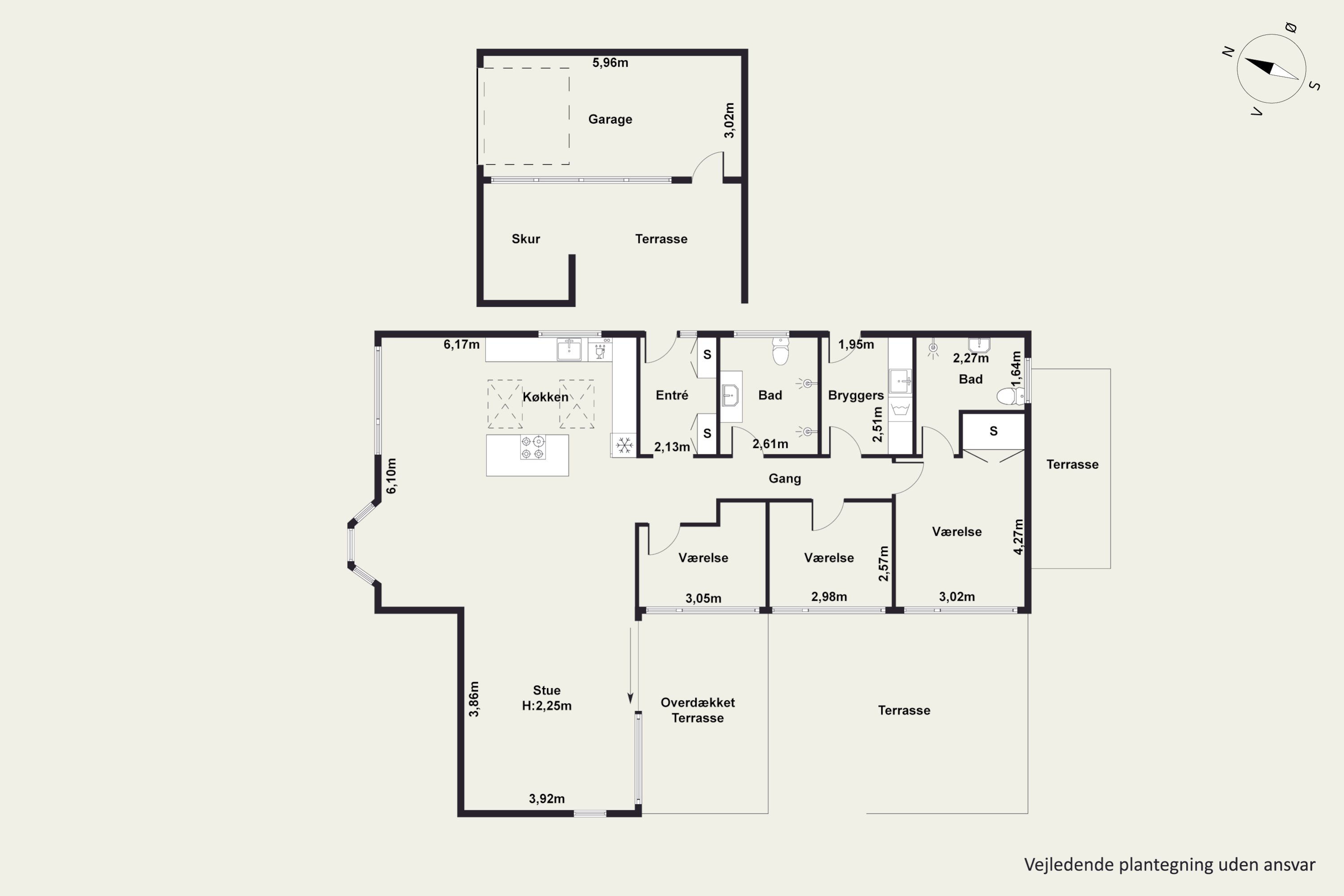 Plantegninger billede af Sanatorievej 12, Studstrup, 8541 Skødstrup