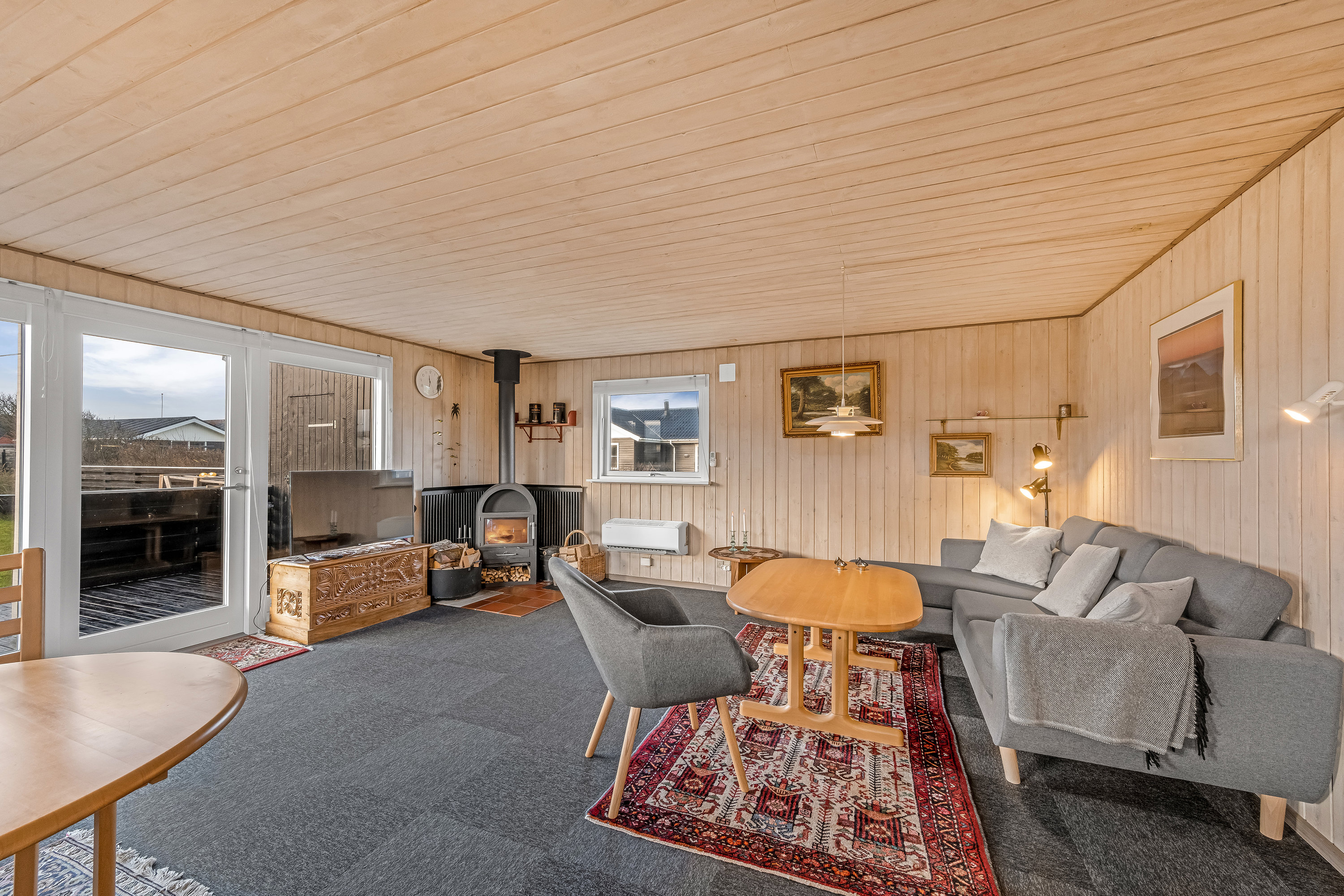 Fremhævet stue billede i fuldskærmstilstand. Billede af Rylevej 7, Henne Strand, 6854 Henne