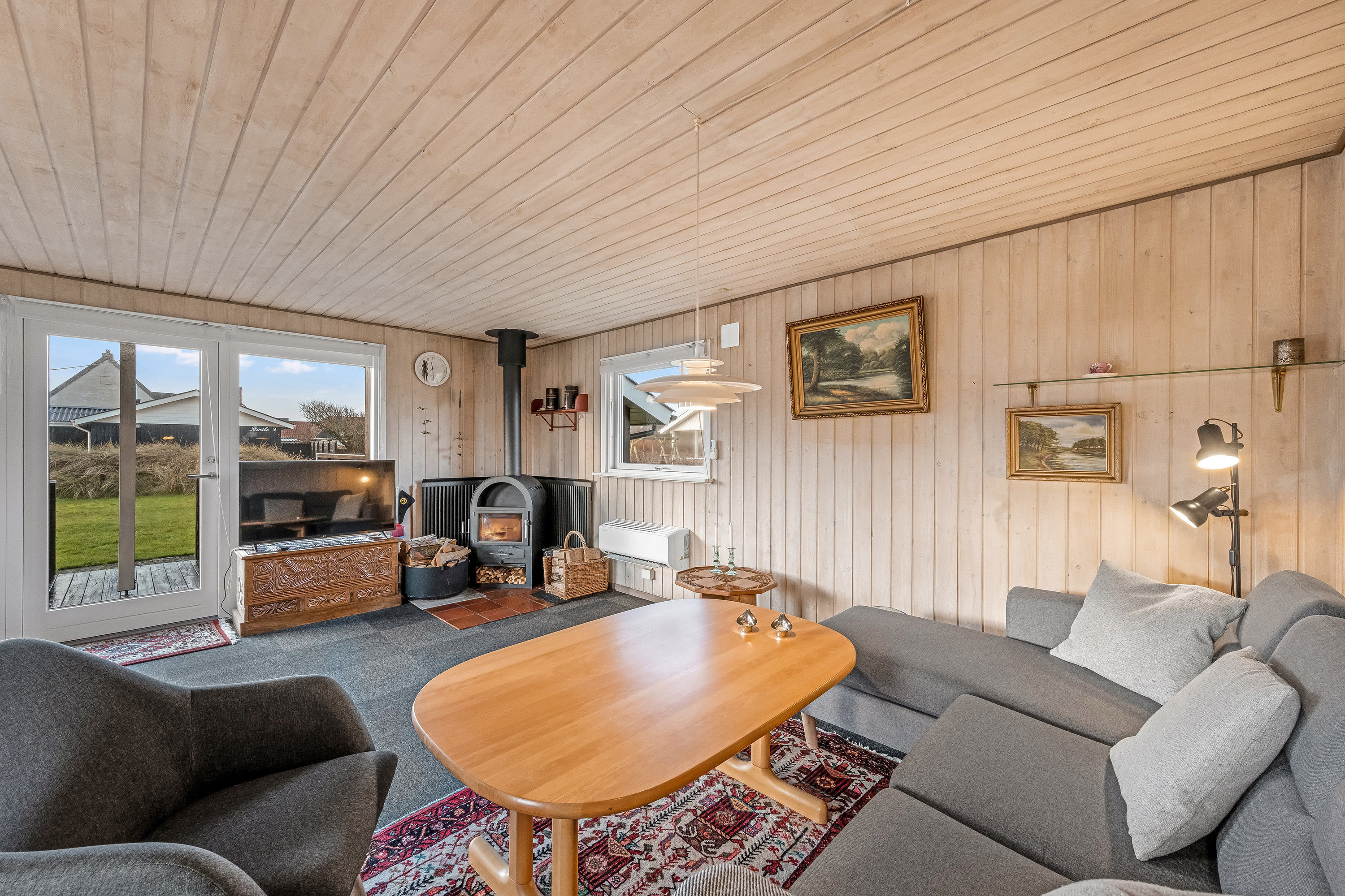 Fremhævet stue billede i fuldskærmstilstand. Billede af Rylevej 7, Henne Strand, 6854 Henne