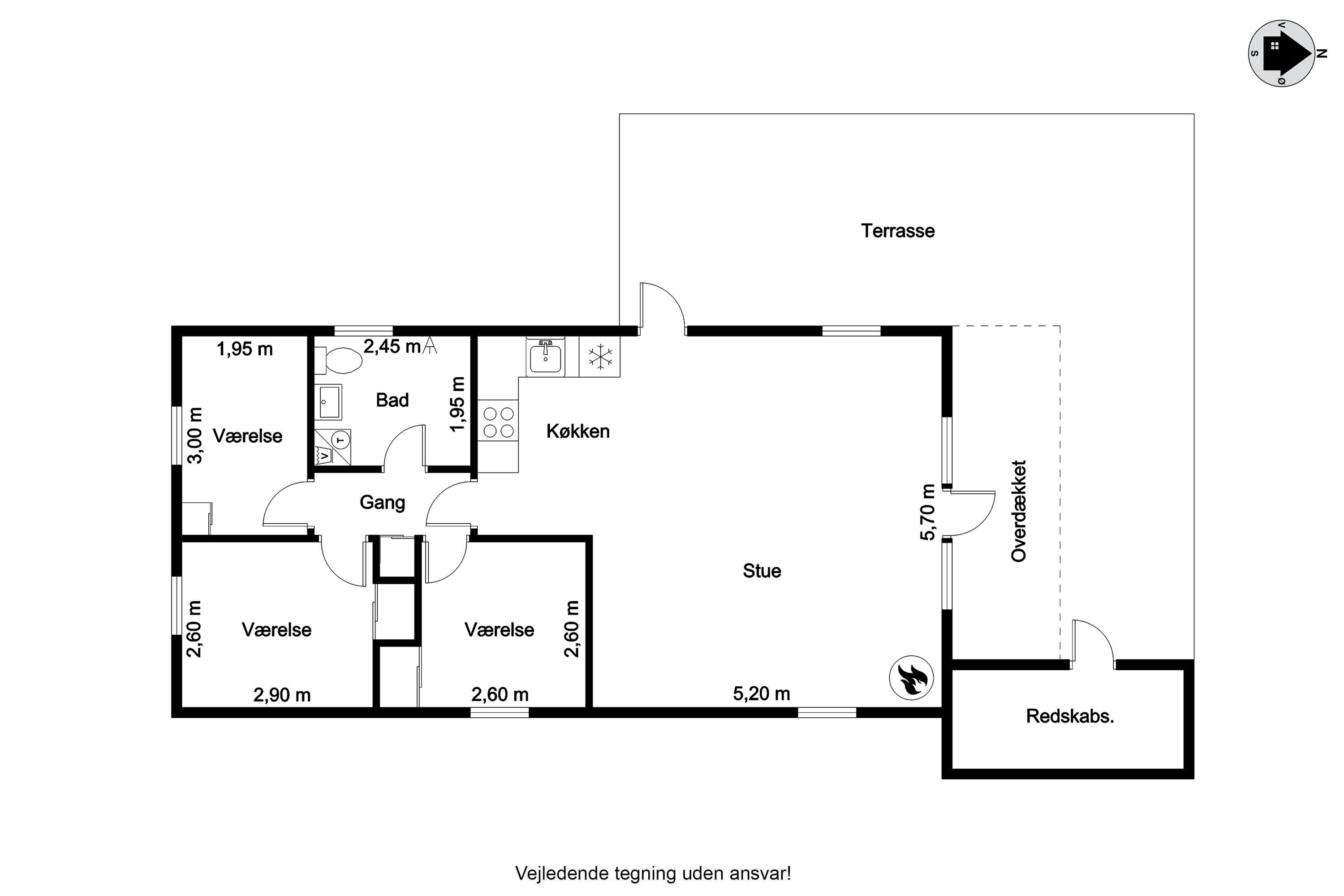 Plantegninger billede af Rylevej 7, Henne Strand, 6854 Henne