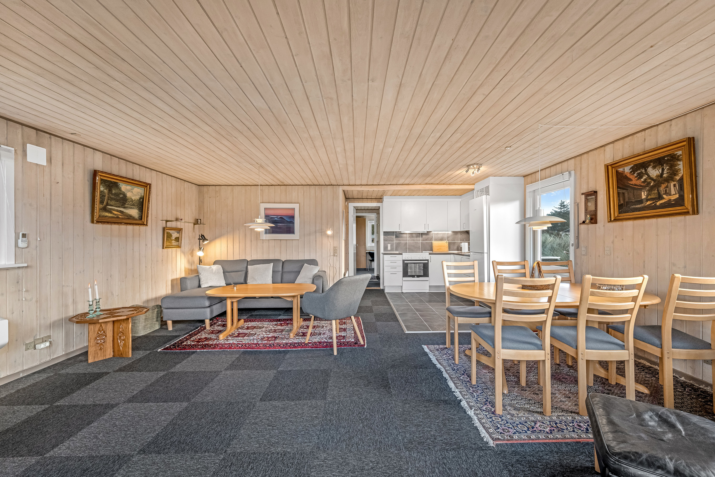 Fremhævet stue billede i fuldskærmstilstand. Billede af Rylevej 7, Henne Strand, 6854 Henne