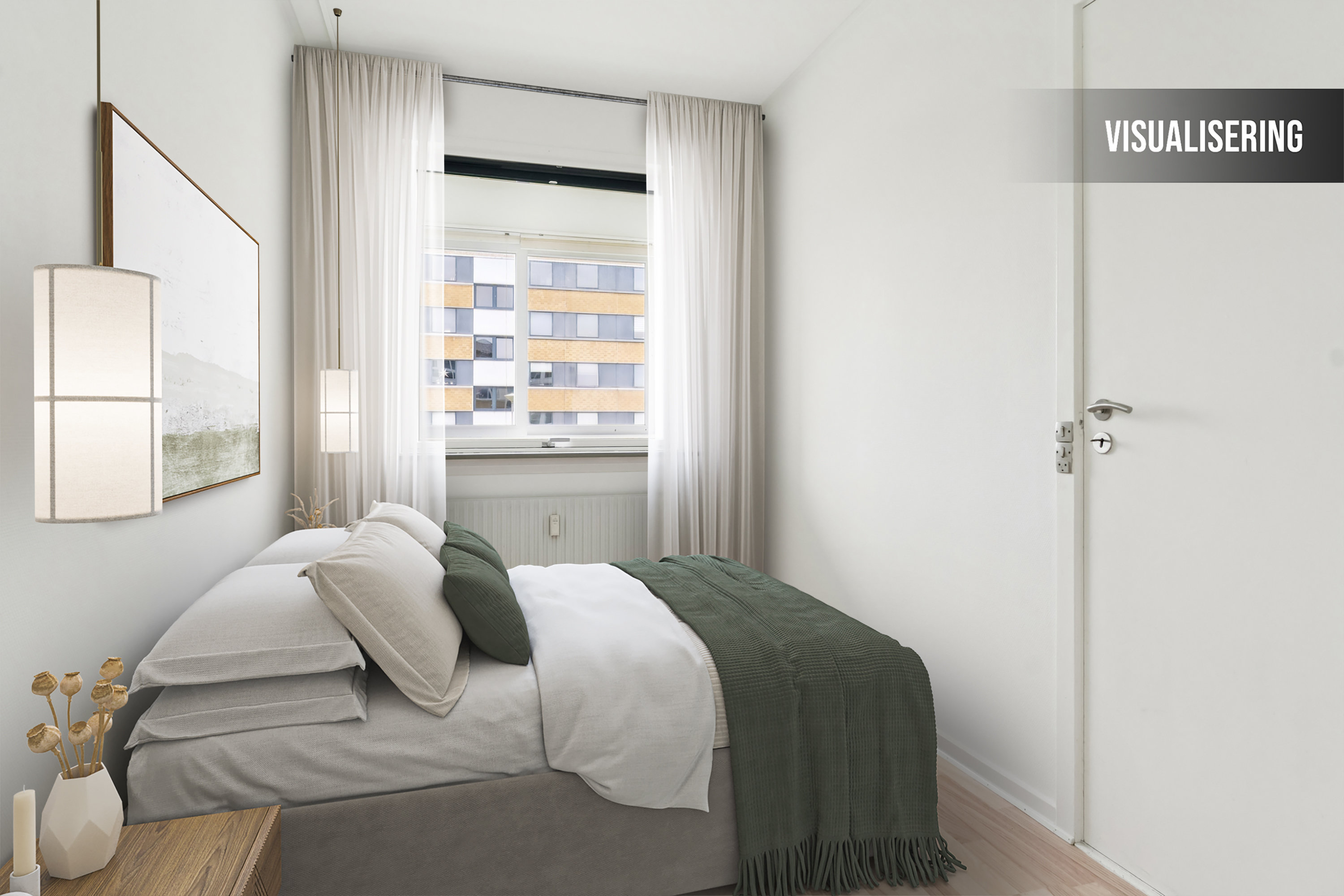 Fremhævet soveværelse billede i fuldskærmstilstand. Billede af Skelvangsvej 187, 1. mf., 8920 Randers NV