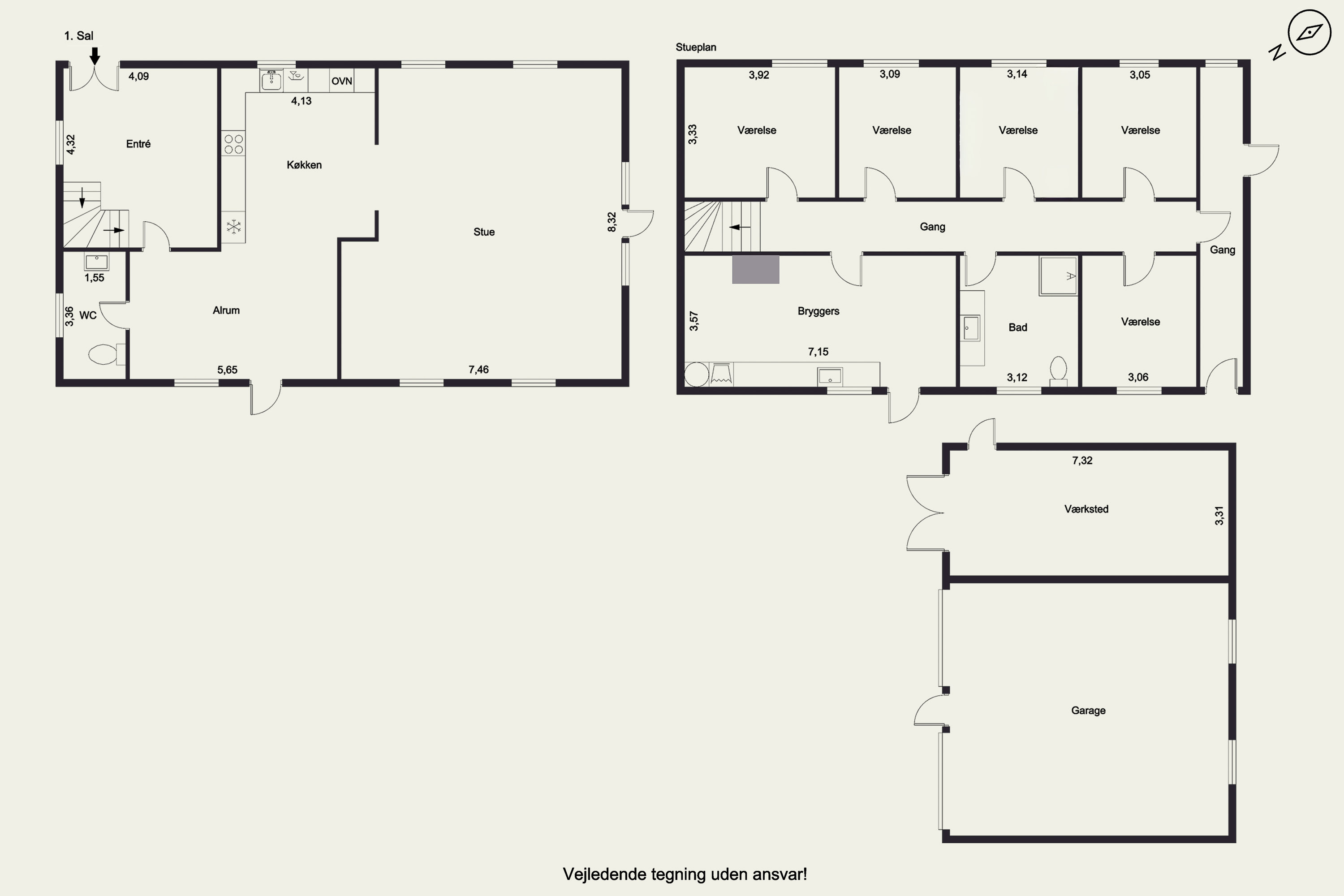Plantegninger billede af Fåborgvej 18, Nr Broby, 5672 Broby