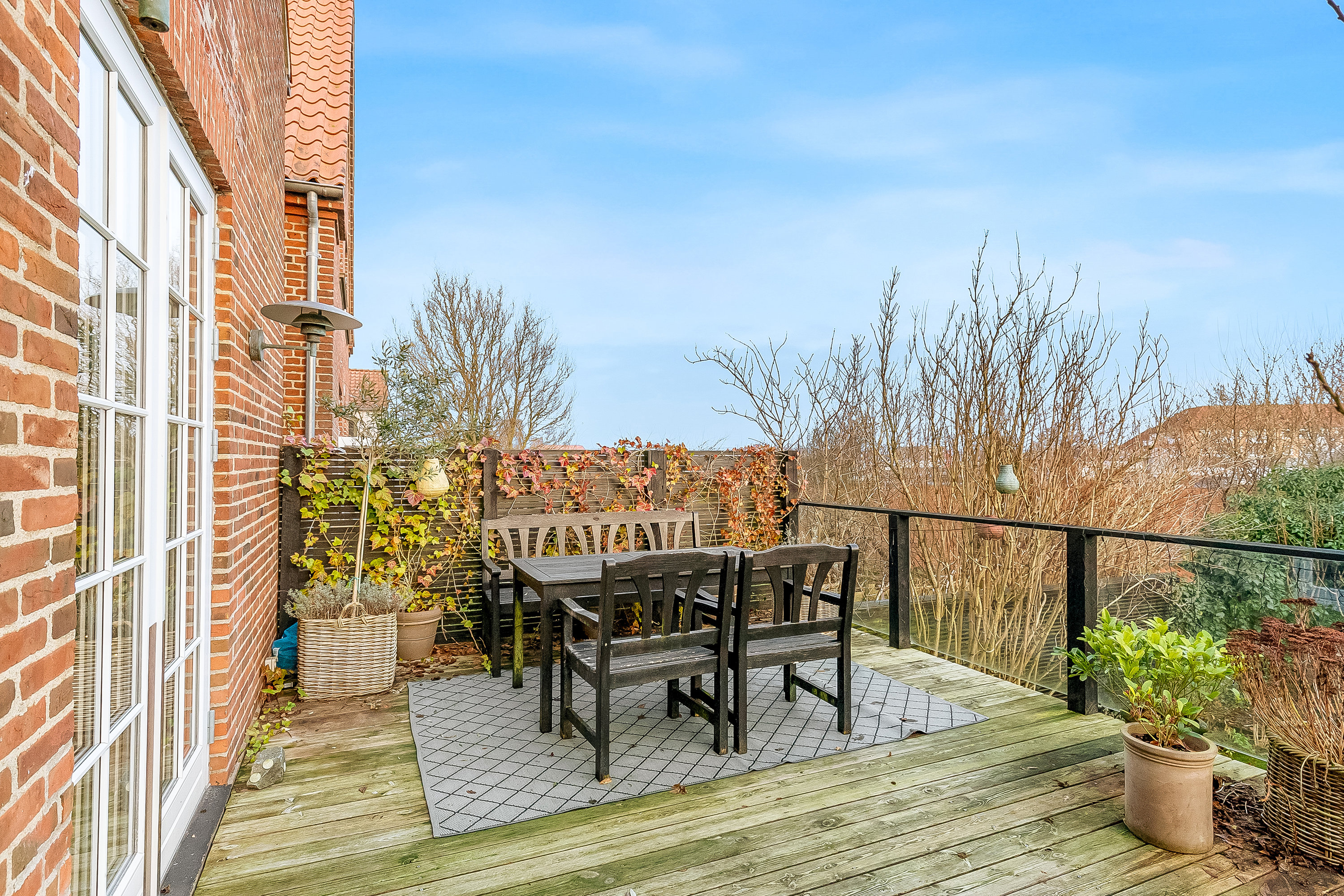 Fremhævet terrasse billede i fuldskærmstilstand. Billede af Kongebrogade 63, 6000 Kolding